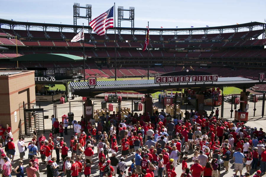 The center field entrance. 