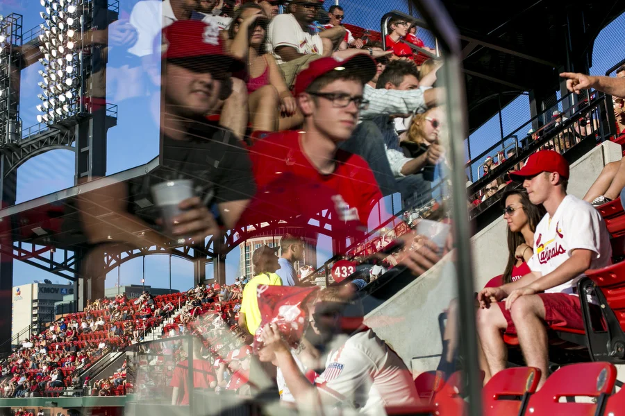 The upper deck in right field.