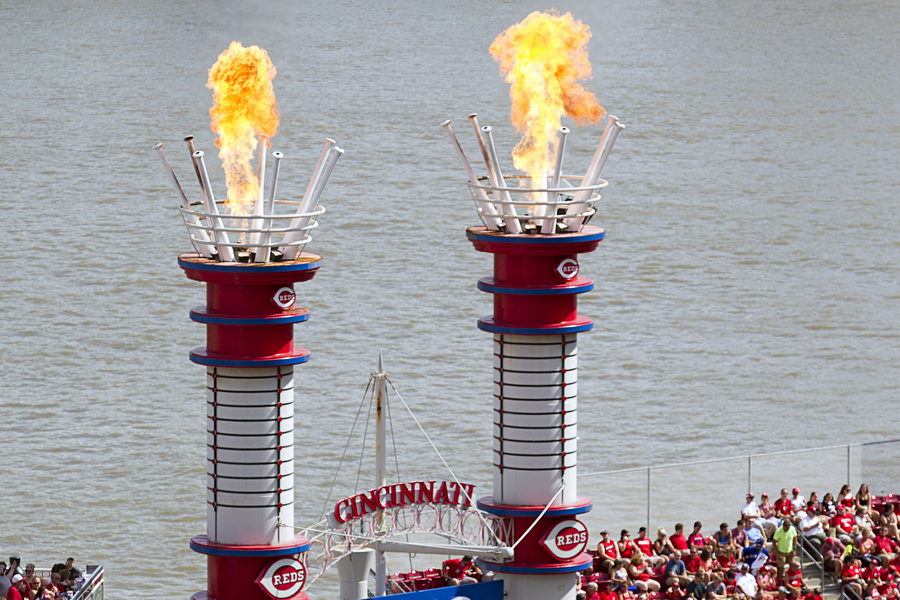 The smokestacks. 