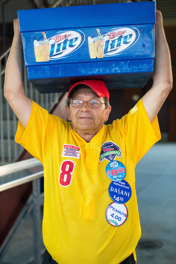 Beer vendor Nick. 