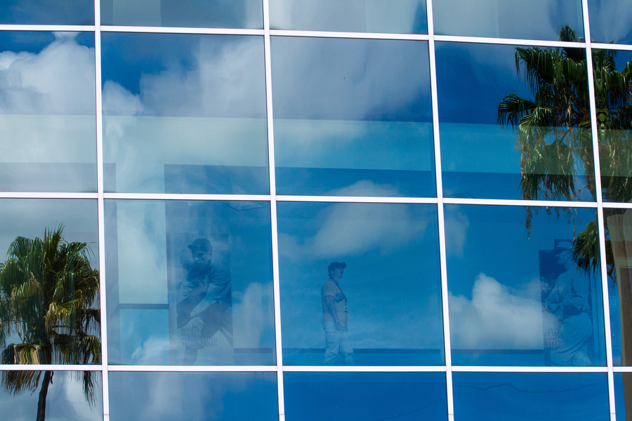The Tropicana Field facade.