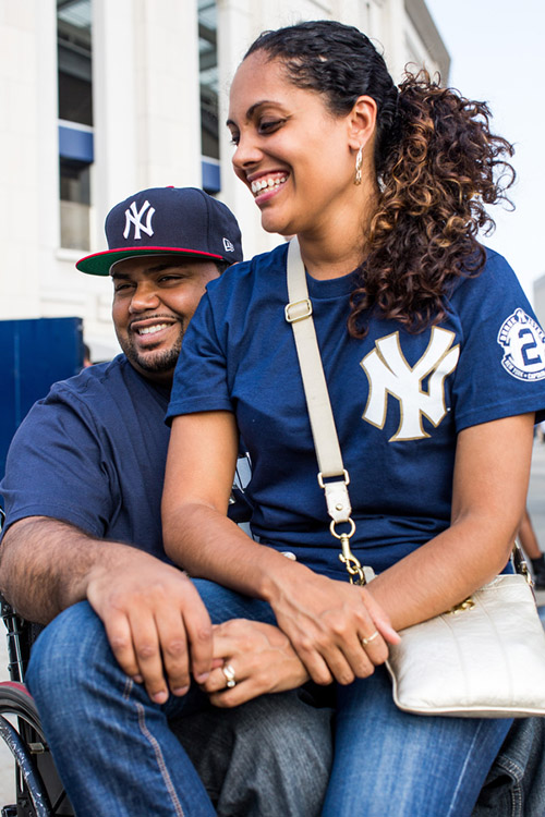 Leon and Lina have been married for 7 years. Leon was in a motorcycle accident that left him paralyzed in 2009. 