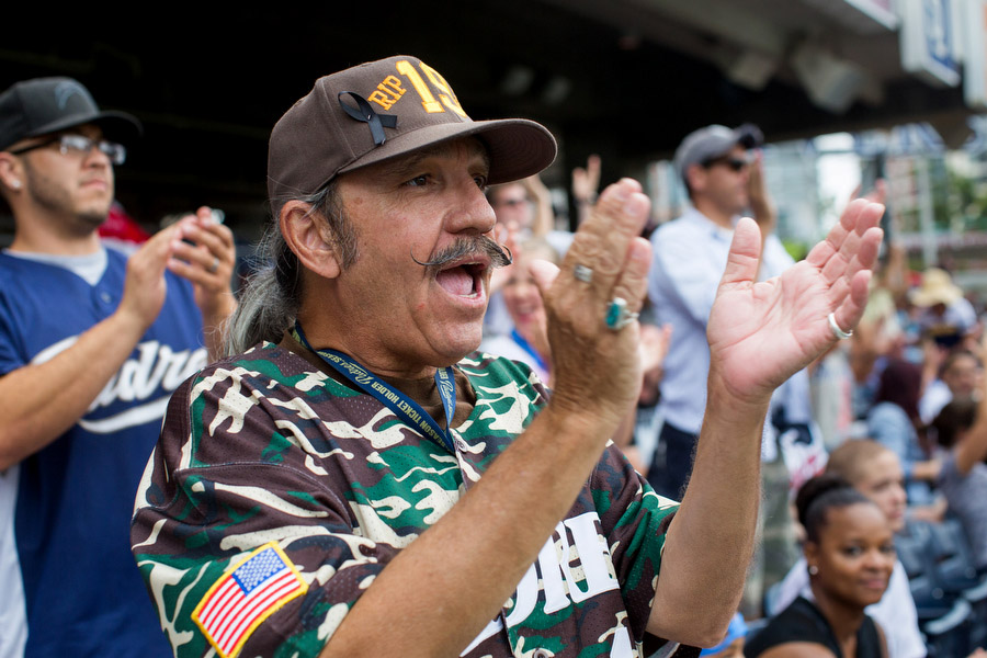 Sitting in his customary left field seat, Harry the Heckler is one of the most prominent and dedicated hecklers in all of baseball. He attended his first game in 1961 and hasn't missed more than "a couple" games since 1996. 