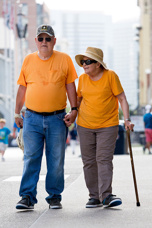 Edgar and Caryl have been married for 47 years and have attended games together since then. Edgar used to come to Lane Field, a stadium made suitable for baseball by WPA workers in 1936, in the 1940s. 