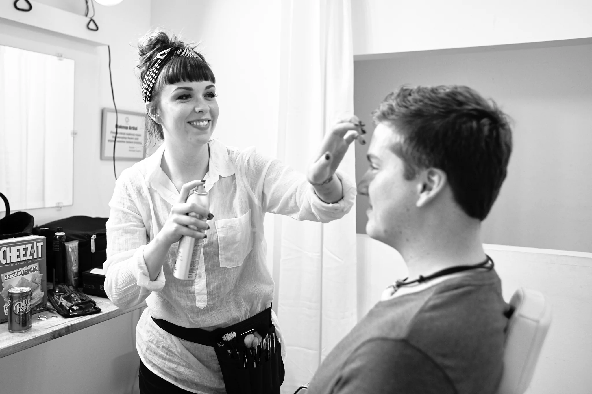 Behind the Scenes Senior Portrait - Michael Gabhart | Emily McGonigle Photography