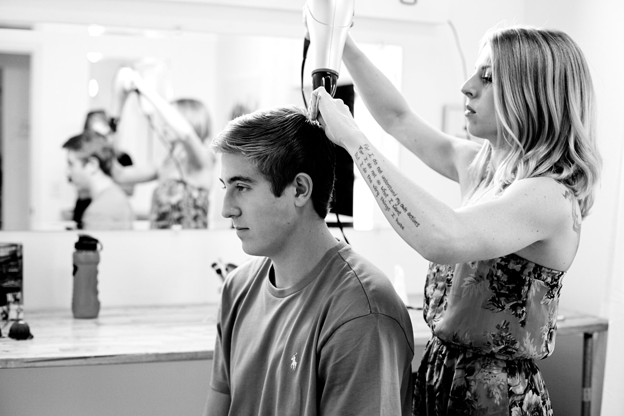 Behind the Scenes Senior Portrait - Sam Picha | Emily McGonigle Photography