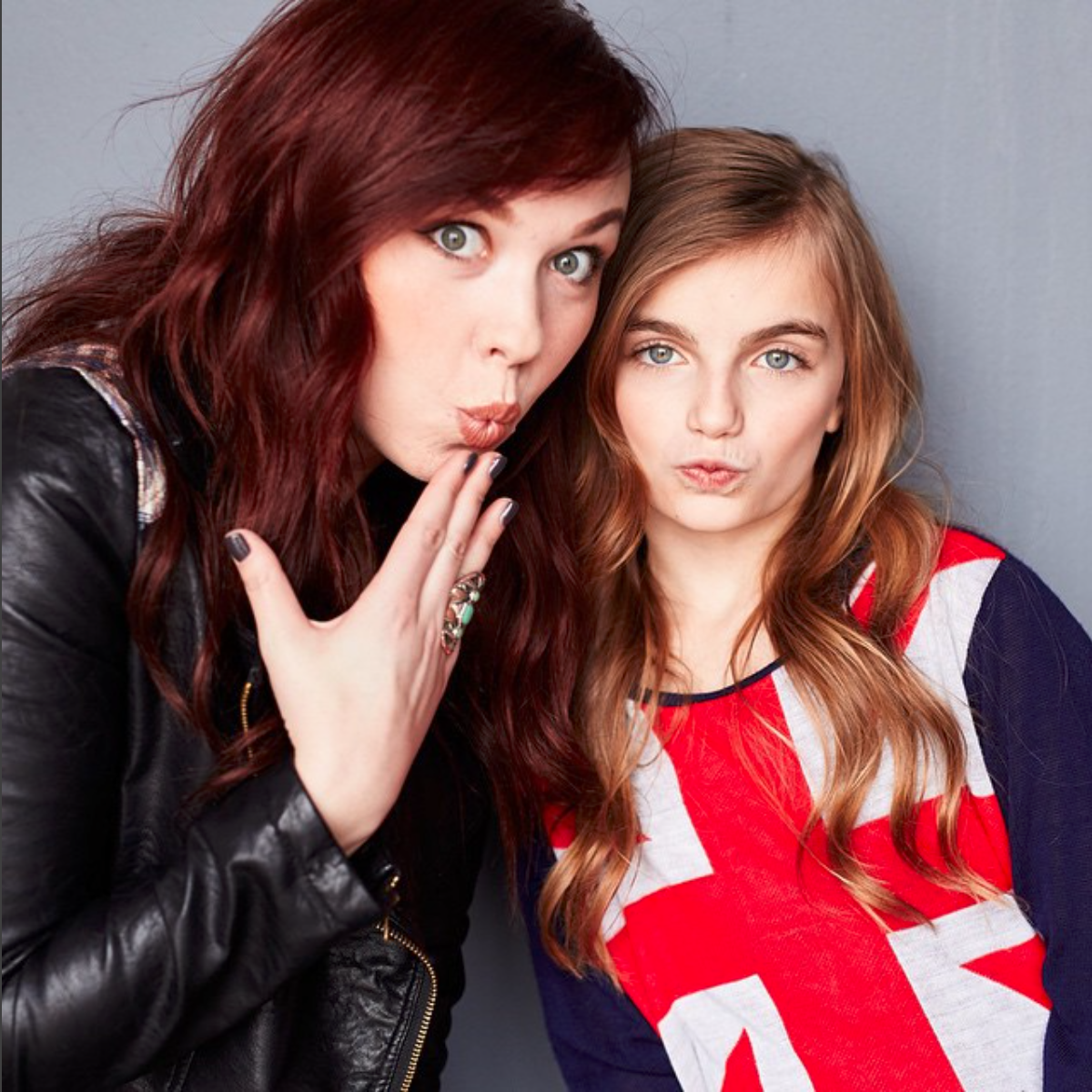 My makeup & hair artist, Chelsea Blair , helped me out on set to make little Desi more comfortable by taking a few silly photos with her, to help her warm up to being in front of the camera.