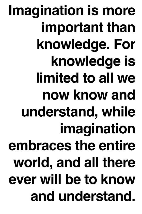 Imagination vs Knowledge