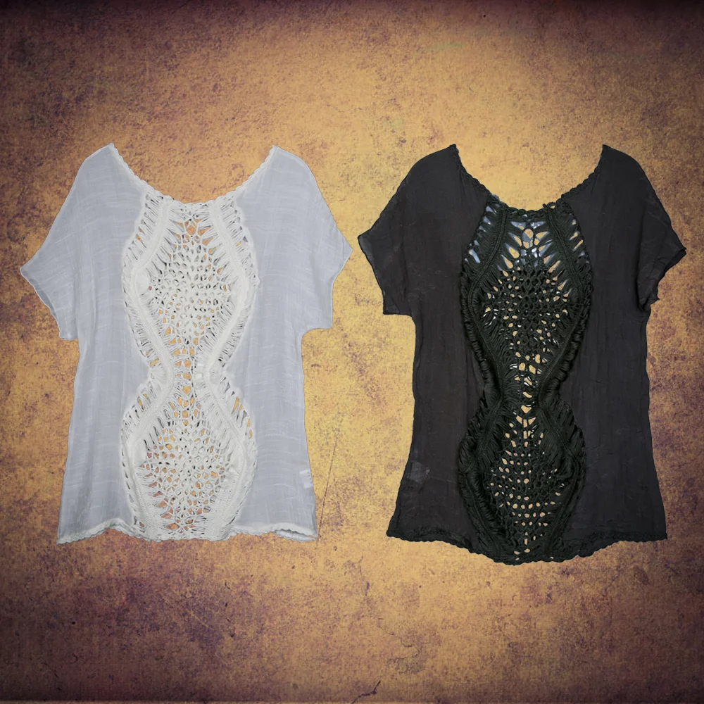 Crochet Knit Tee