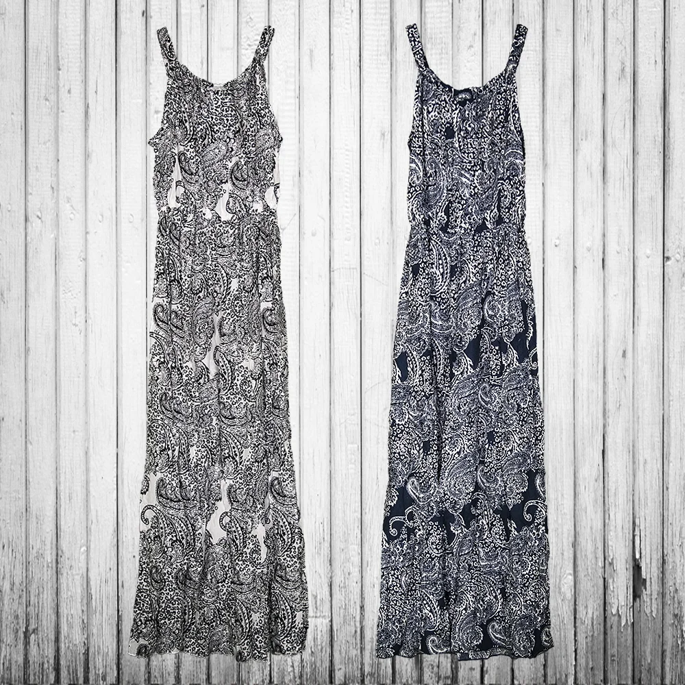 Paisley Print Maxi Dress