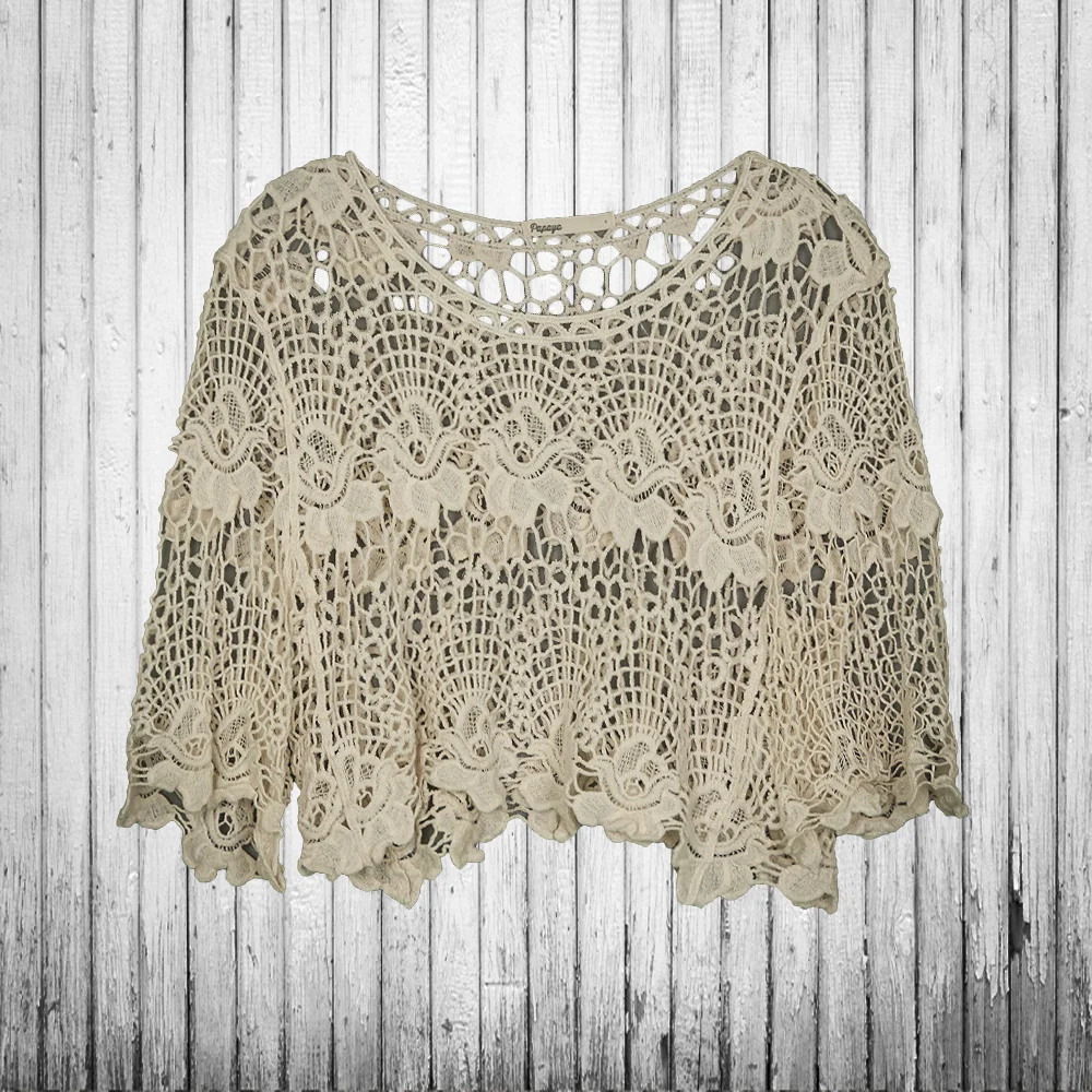 Floral Crochet Crop Top