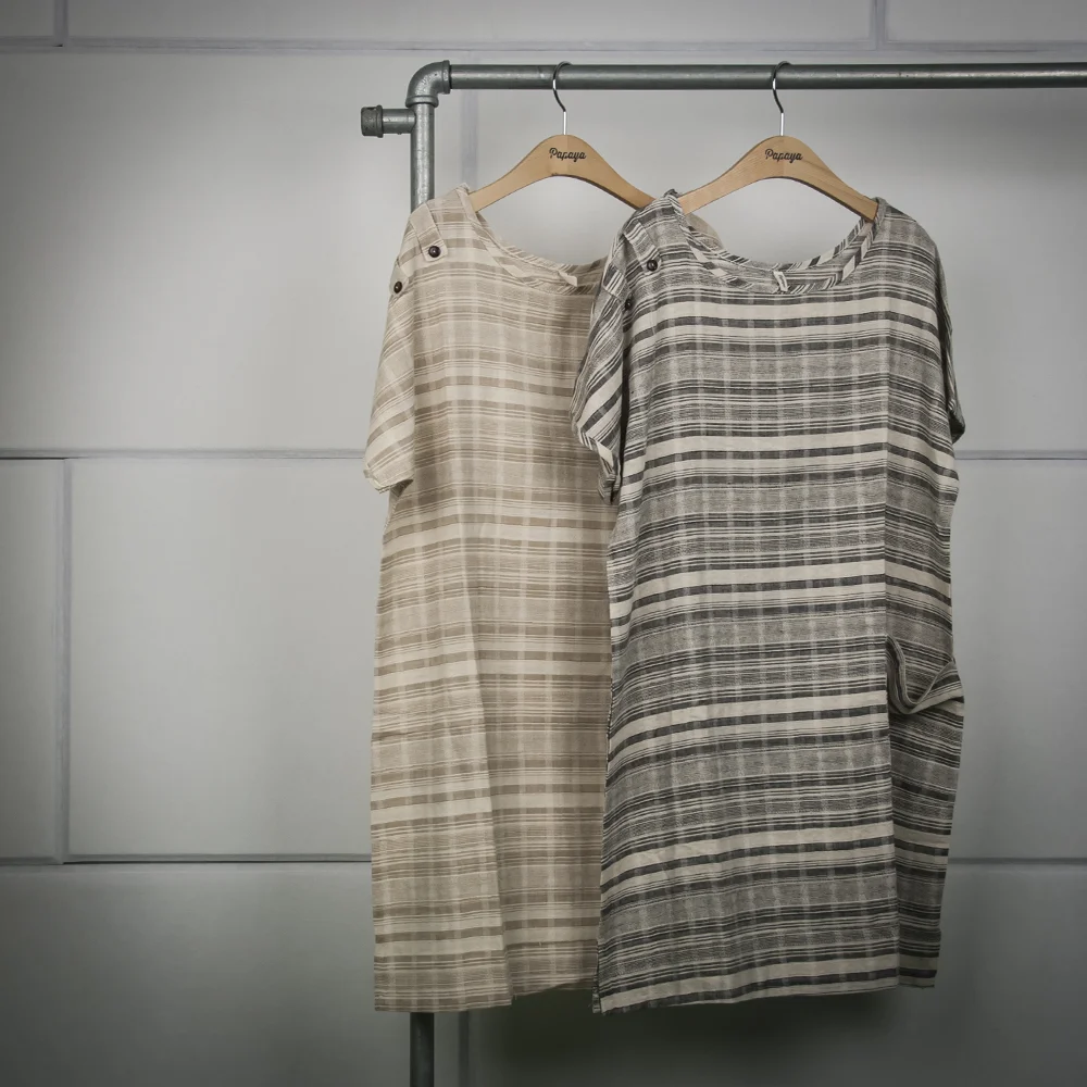 Woven Linen Dress