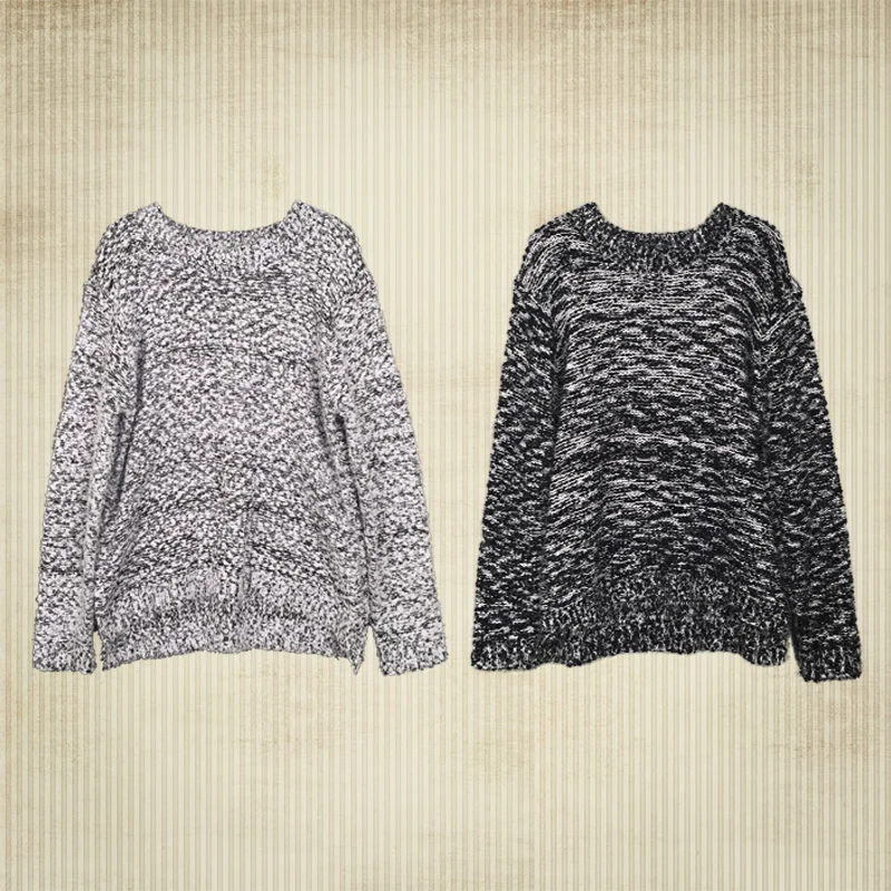 Shaded Chunky Terry Sweater