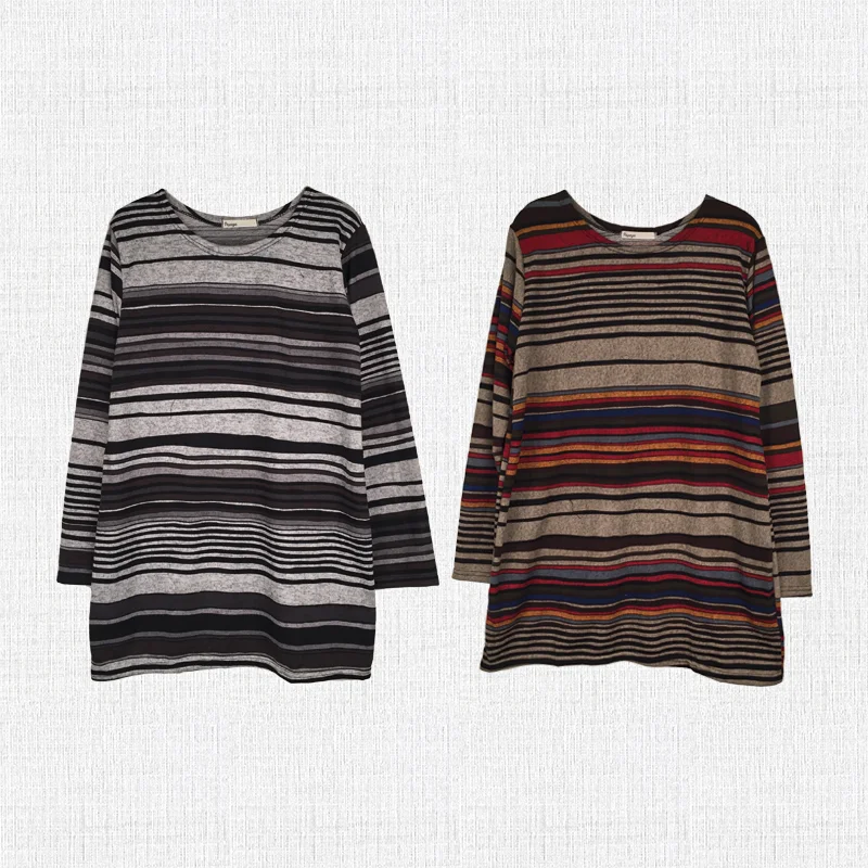 Gradient Stripes Top