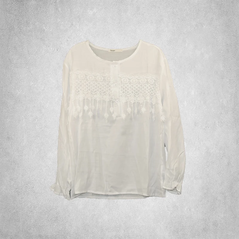 Lace Panel Blouse