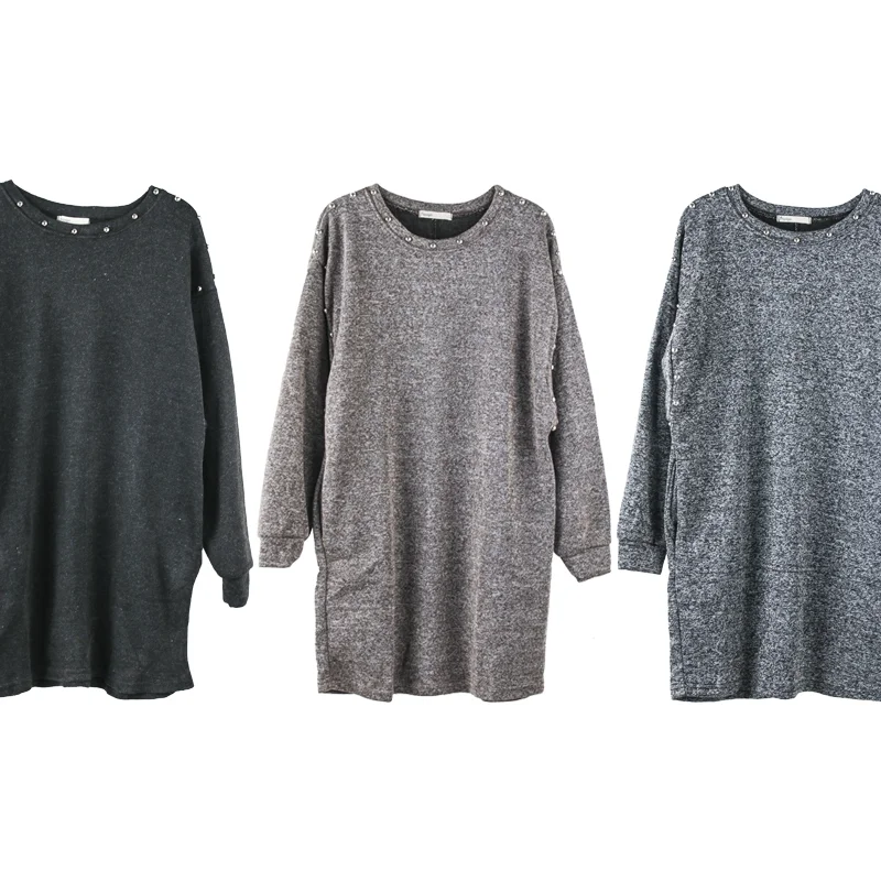 Studded Lining Dolman Dress