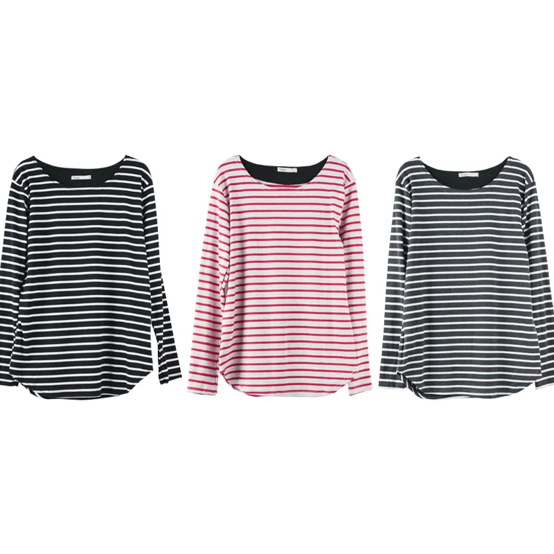 Round Neck Striped Top
