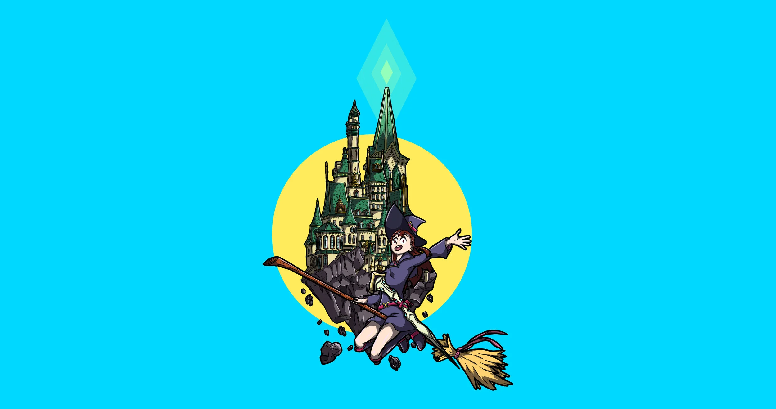 little witch academia 4k Desktop Wallpaper