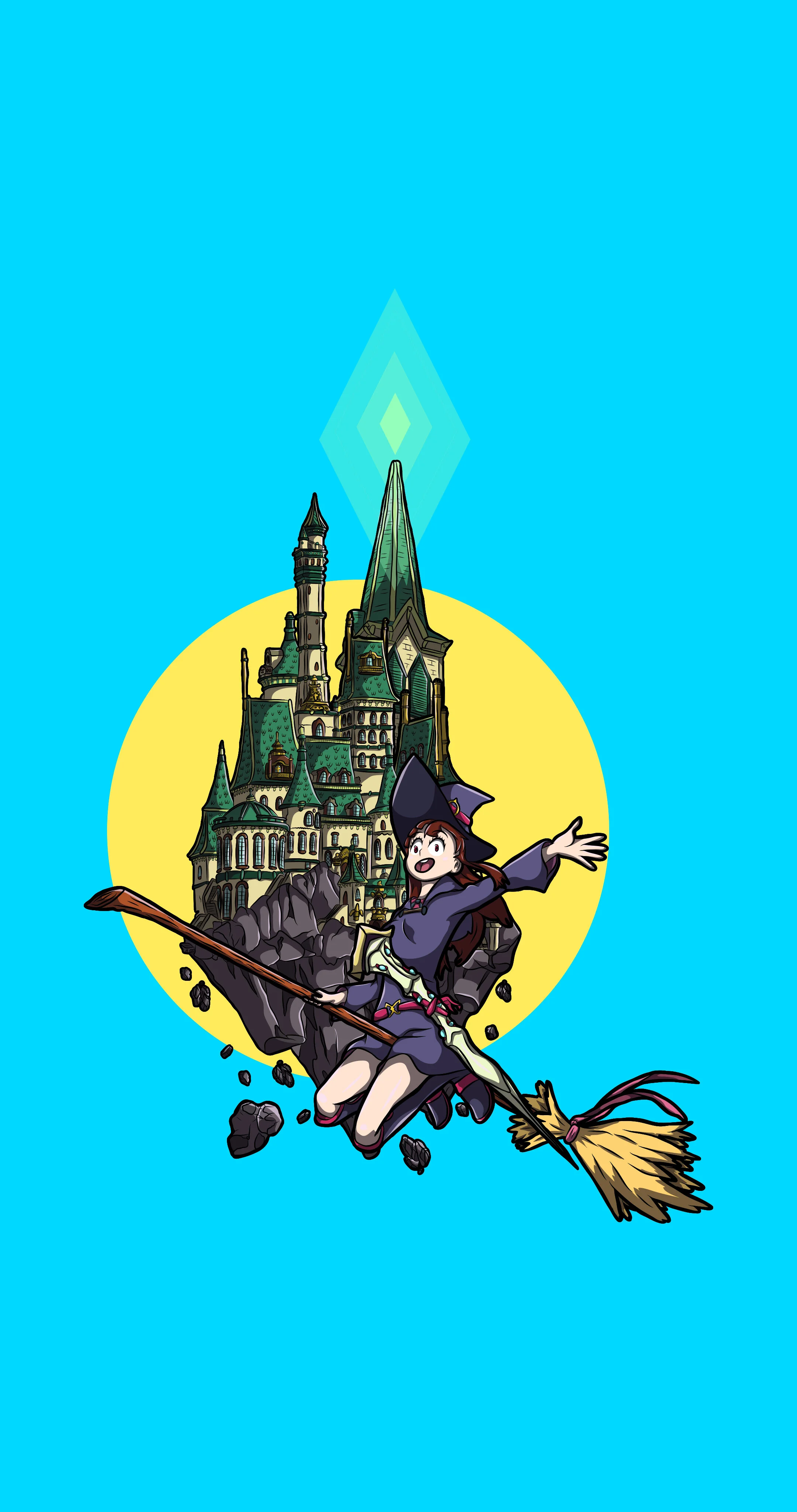 Little Witch Academia 4k Phone Wallpaper 
