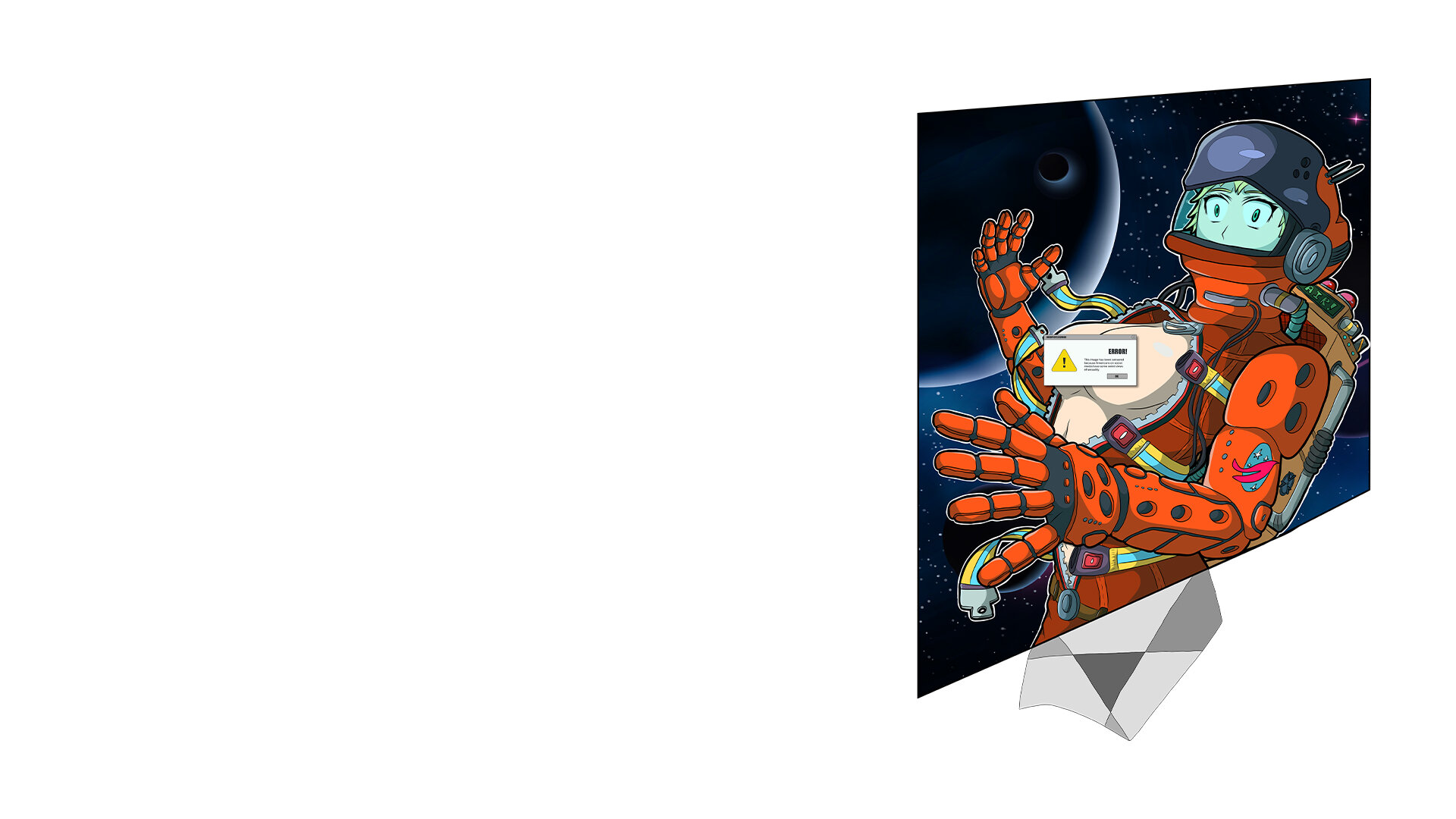 Space Chest HD Desktop Wallpaper