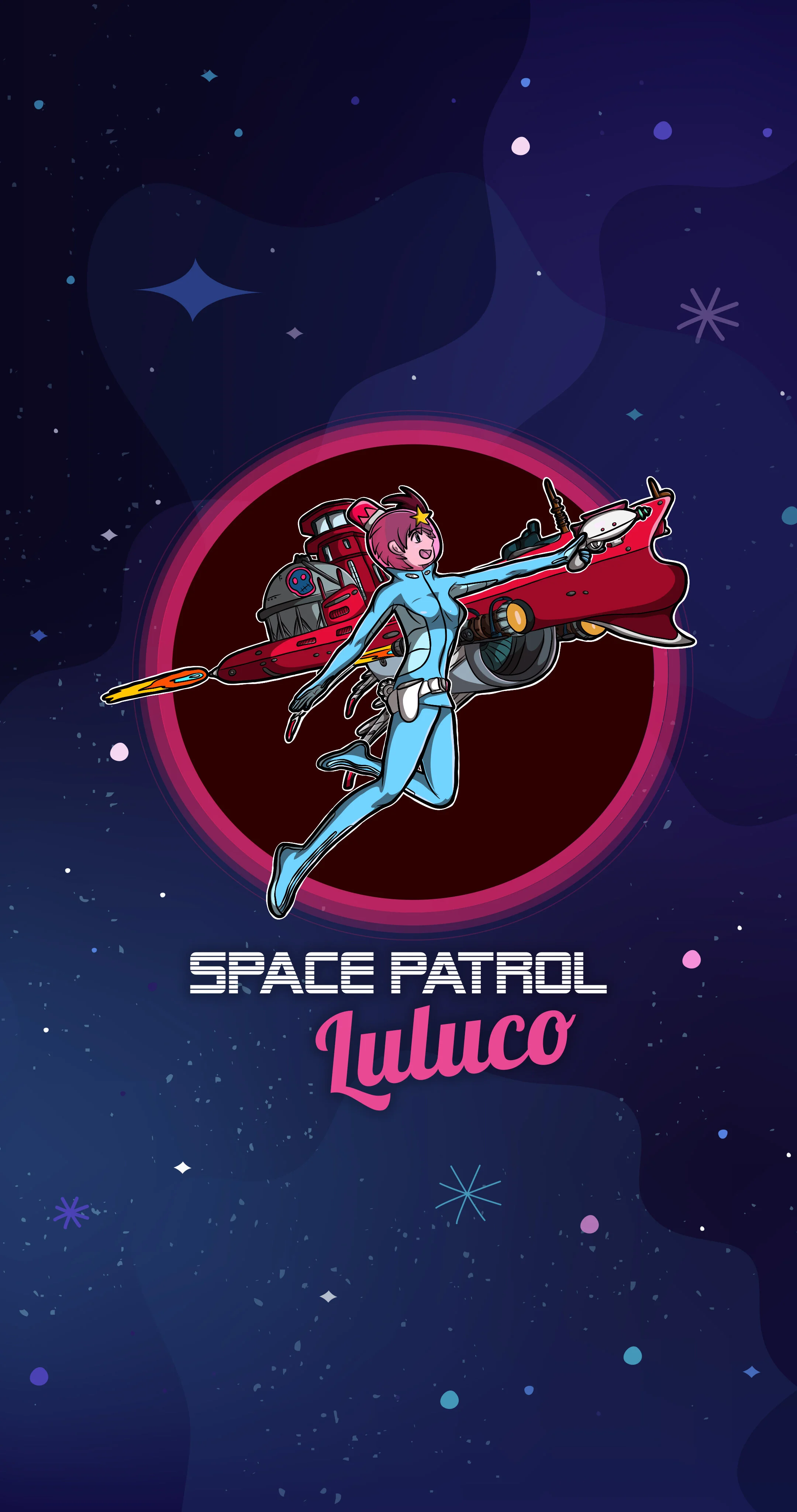 Space Patrol Luluco 4k phone wallpaper