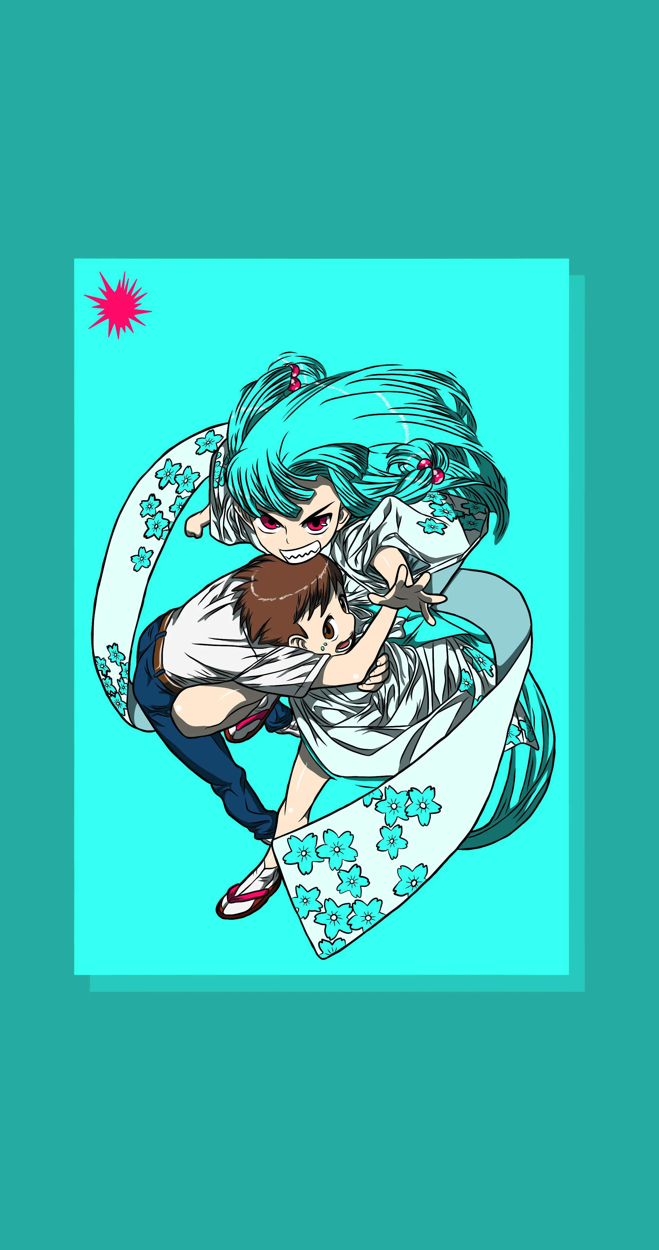 tsugumomo 4k phone wallpaper