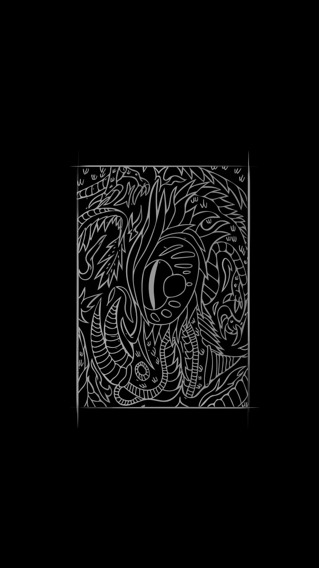 Coiled Dragon HD Phone Wallpaper