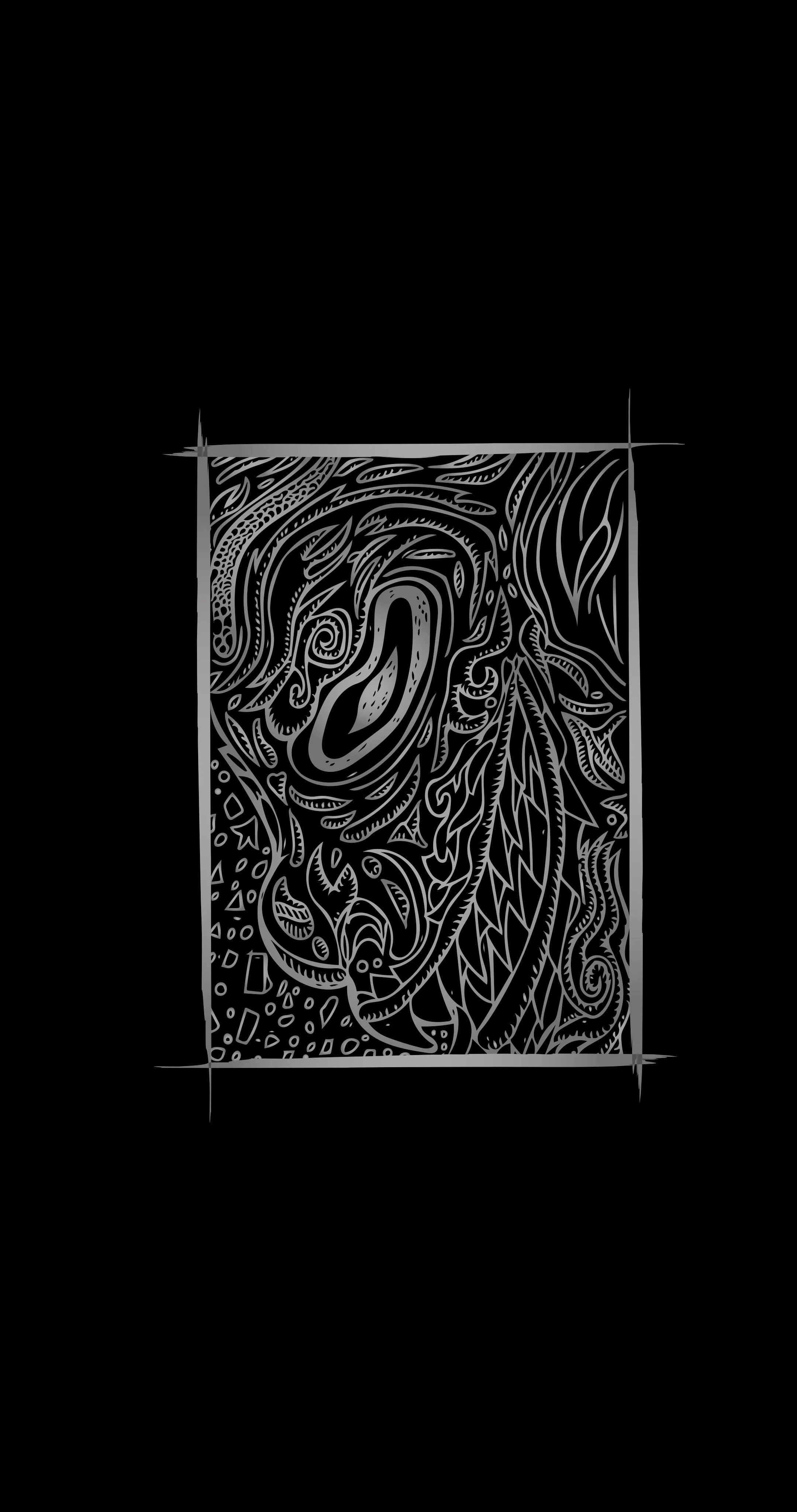 Crazed Smiling Demon 4k phone wallpaper