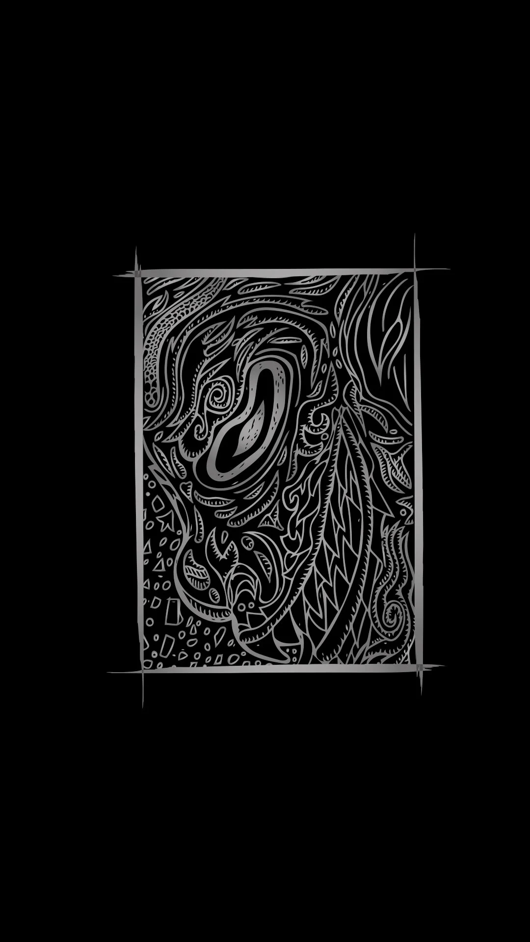 Crazed Smiling Demon HD Phone Wallpaper