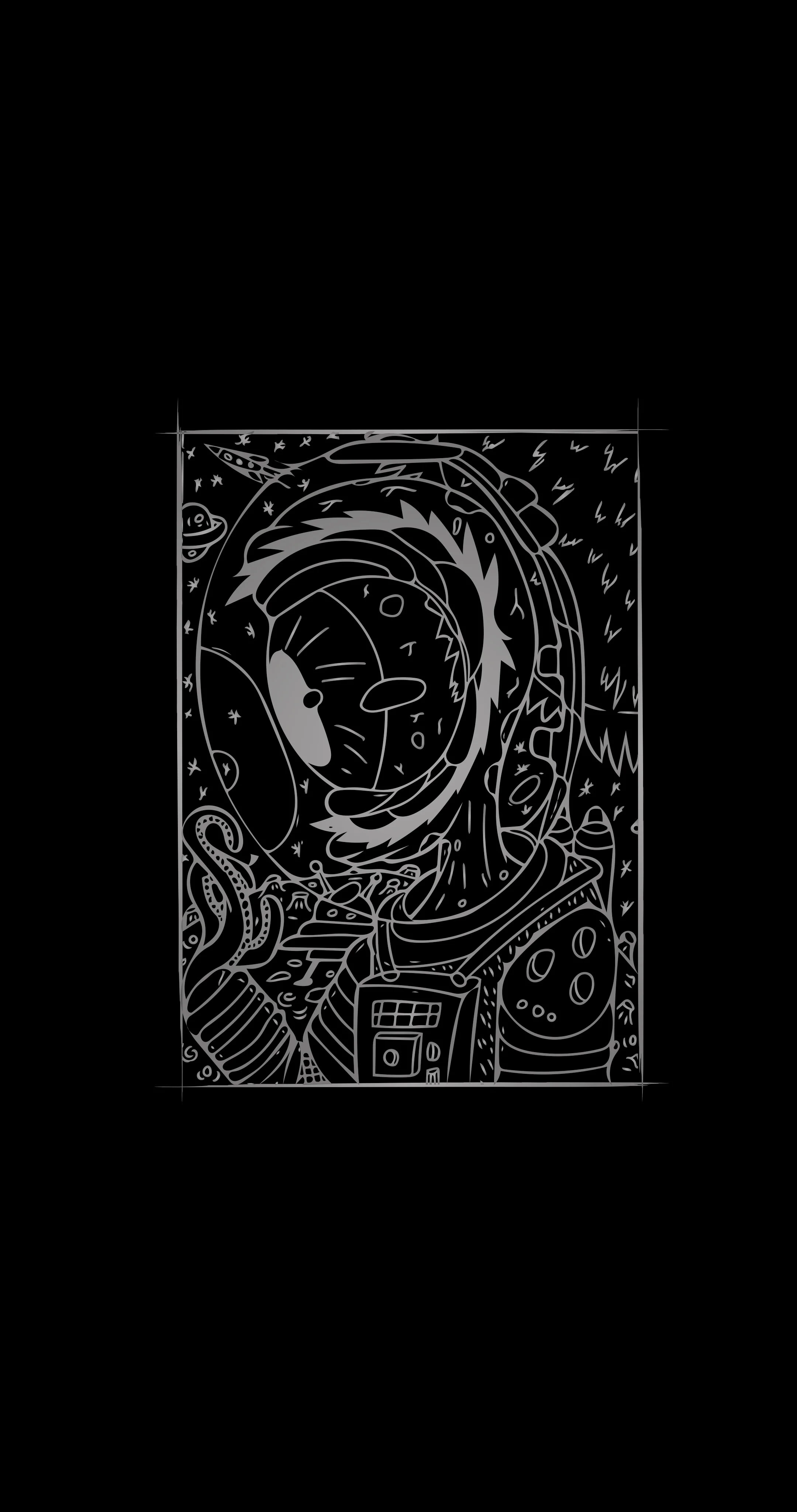 Giant Eyed Alien 4k Phone Wallpaper