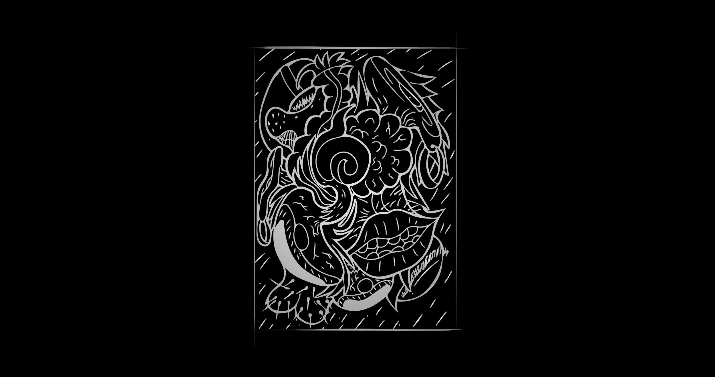 Really Messed up face 4k desktop wallpaper 