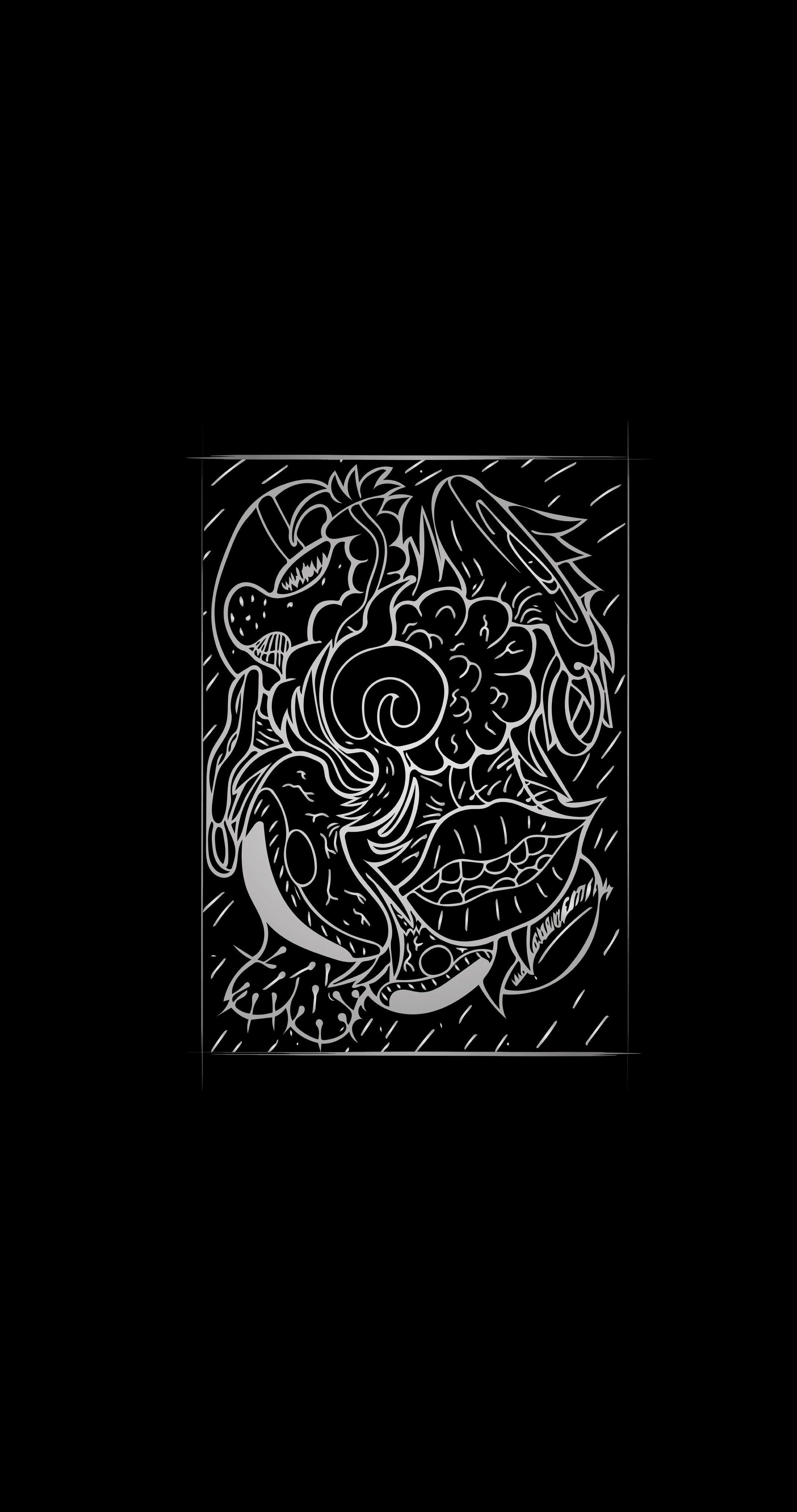 Really Messed Up Face 4k Phone wallpaper