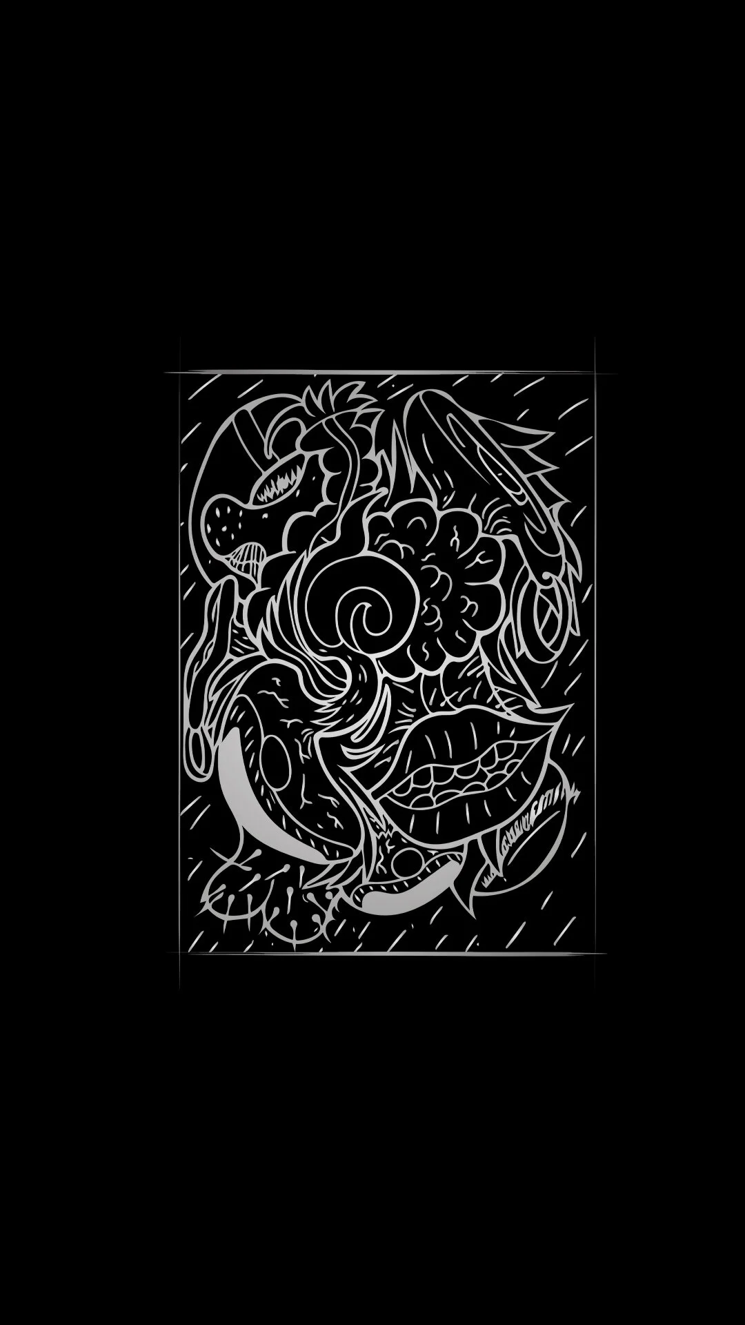 really messed up Face hd phone wallpaper