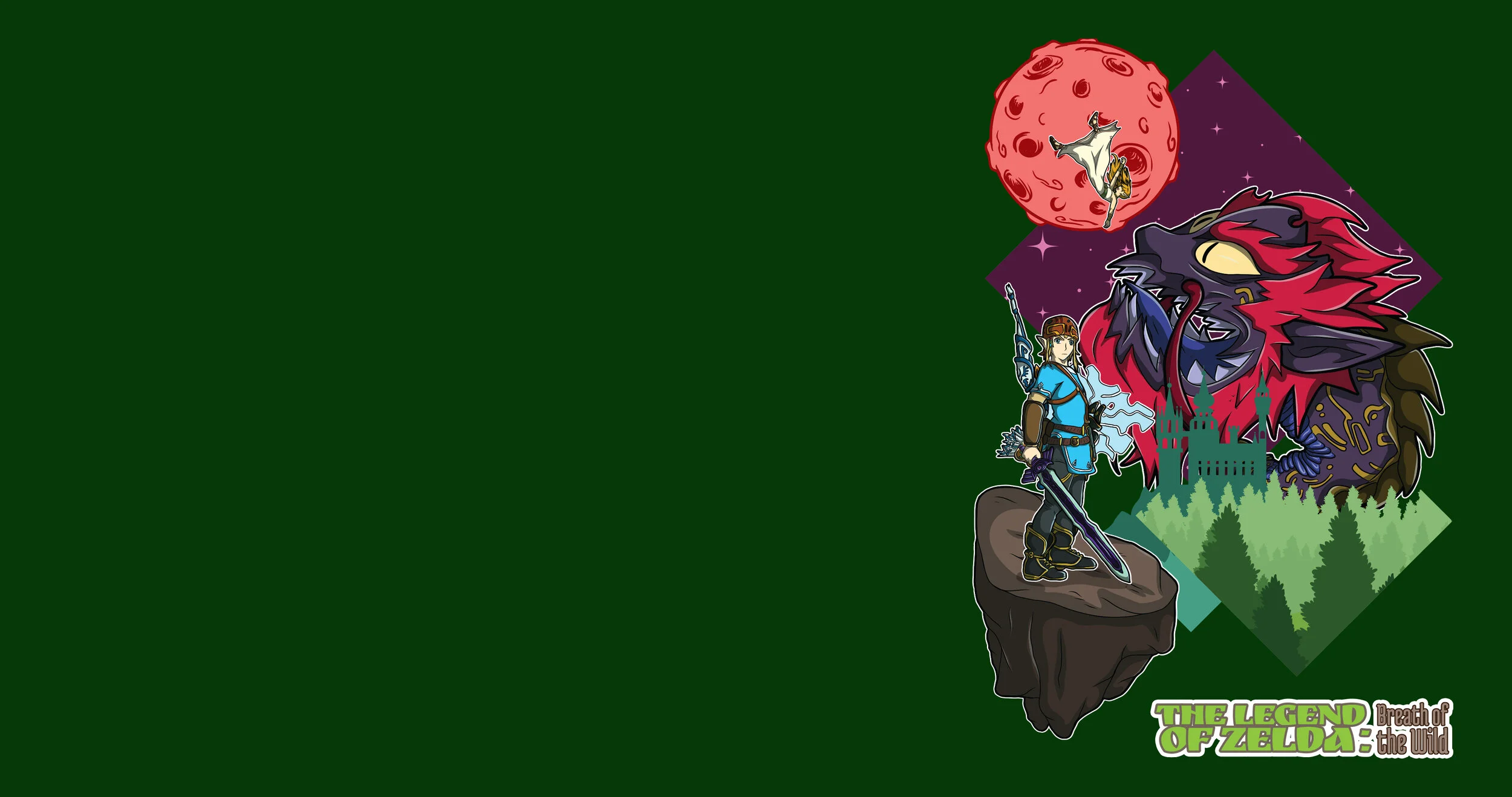 The Legend of Zelda Breath of the Wild 4k Destop Wallpaper