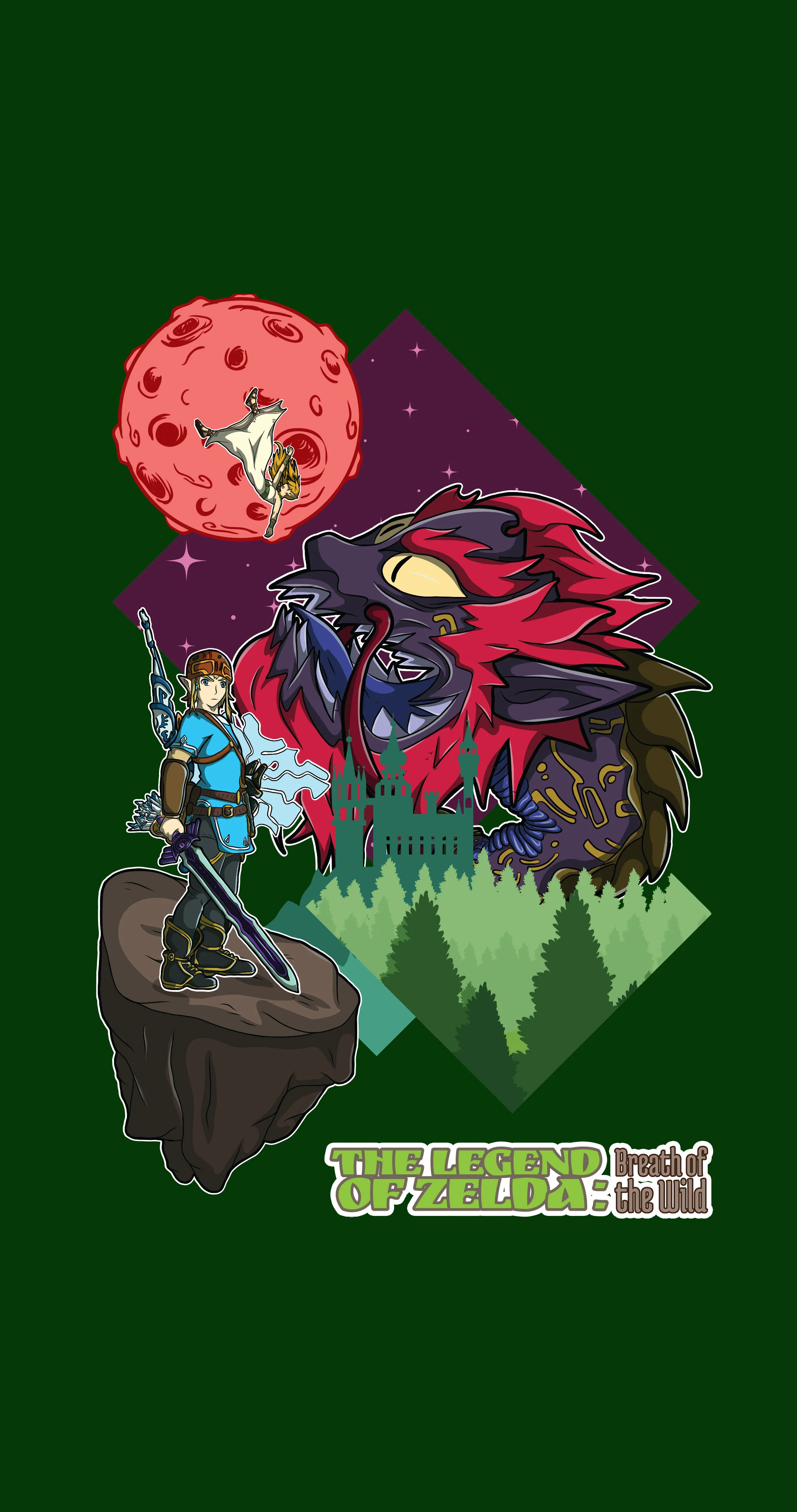 The Legend of Zelda Breath of the Wild 4k Phone Wallpaper