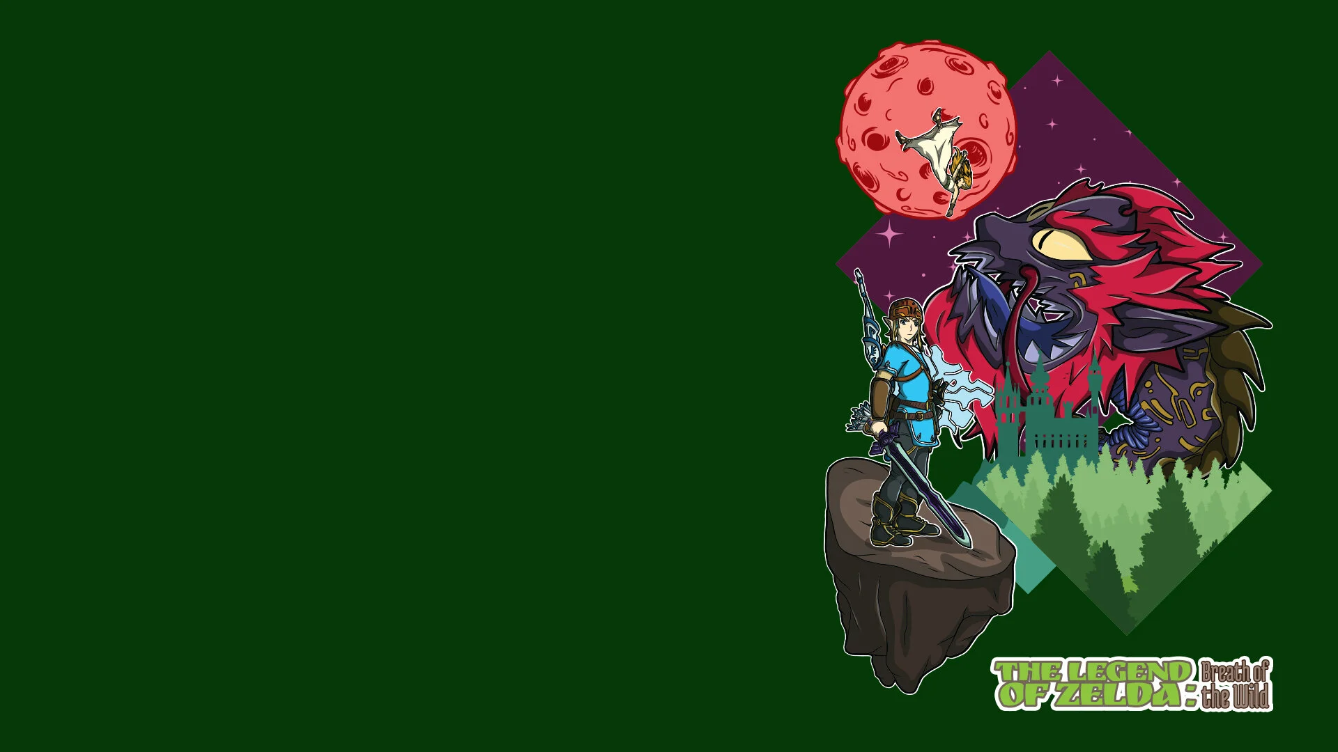 The Legend of Zelda Breath of the Wild HD Desktop Wallpaper