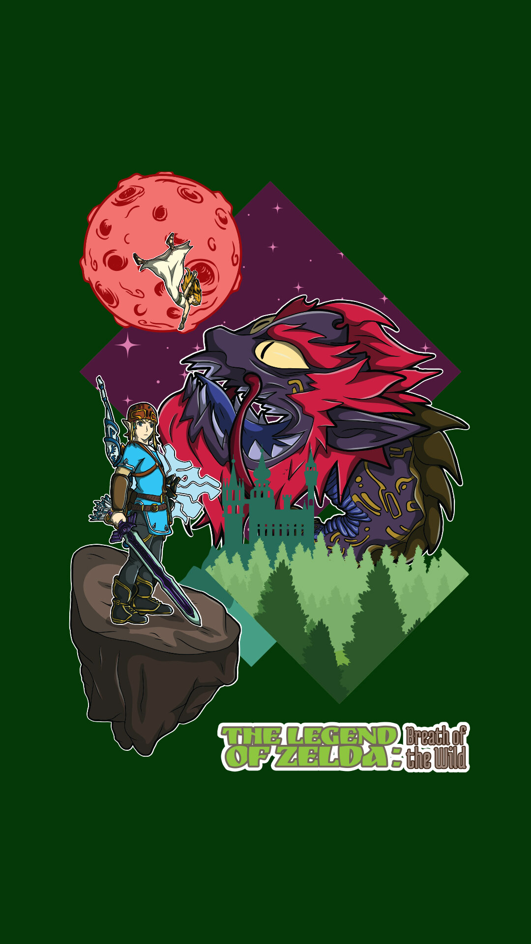 The Legend of Zelda Breath of the Wild HD Phone Wallpaper