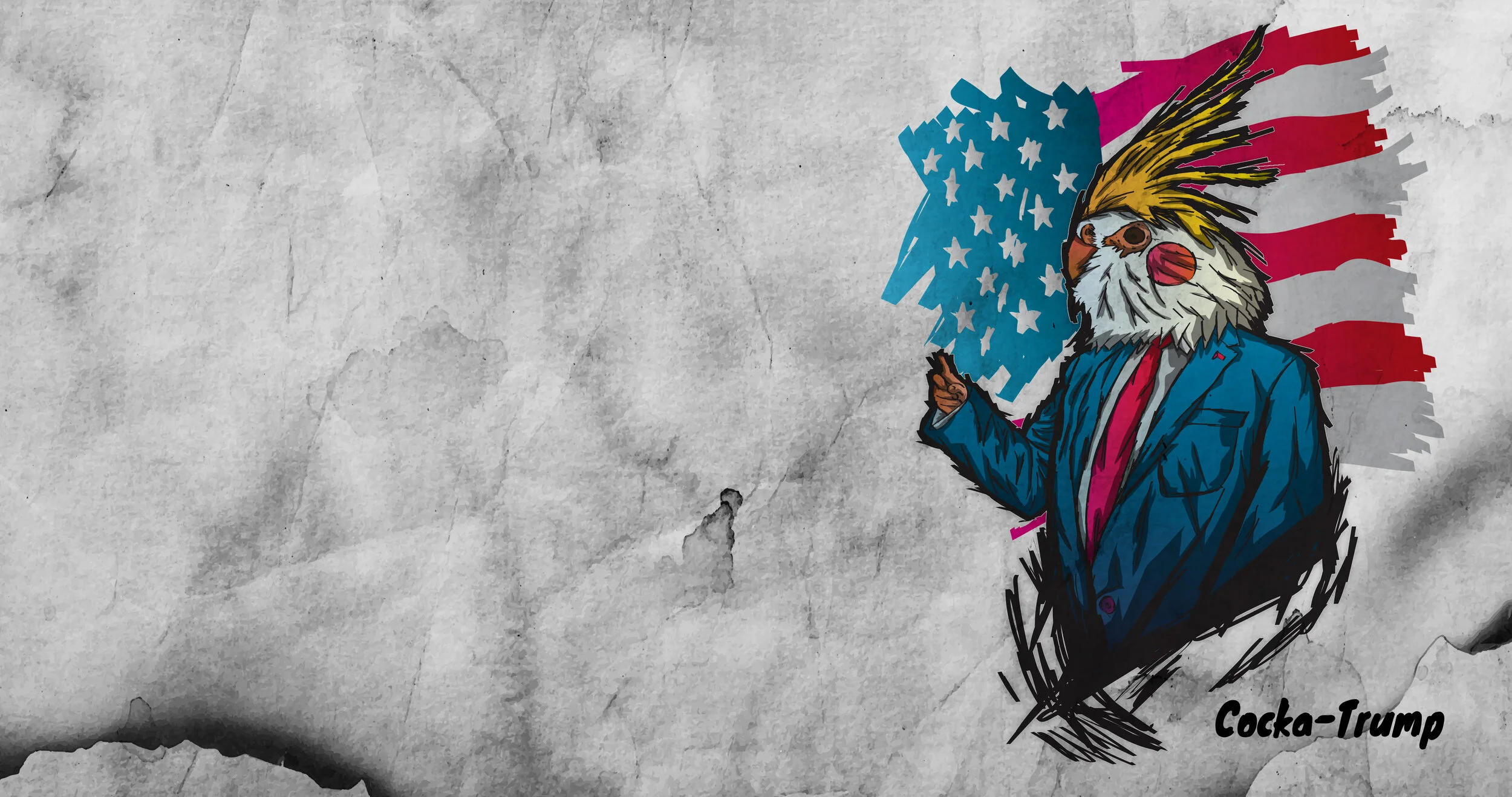 Cocka trump 4k desktop wallpaper