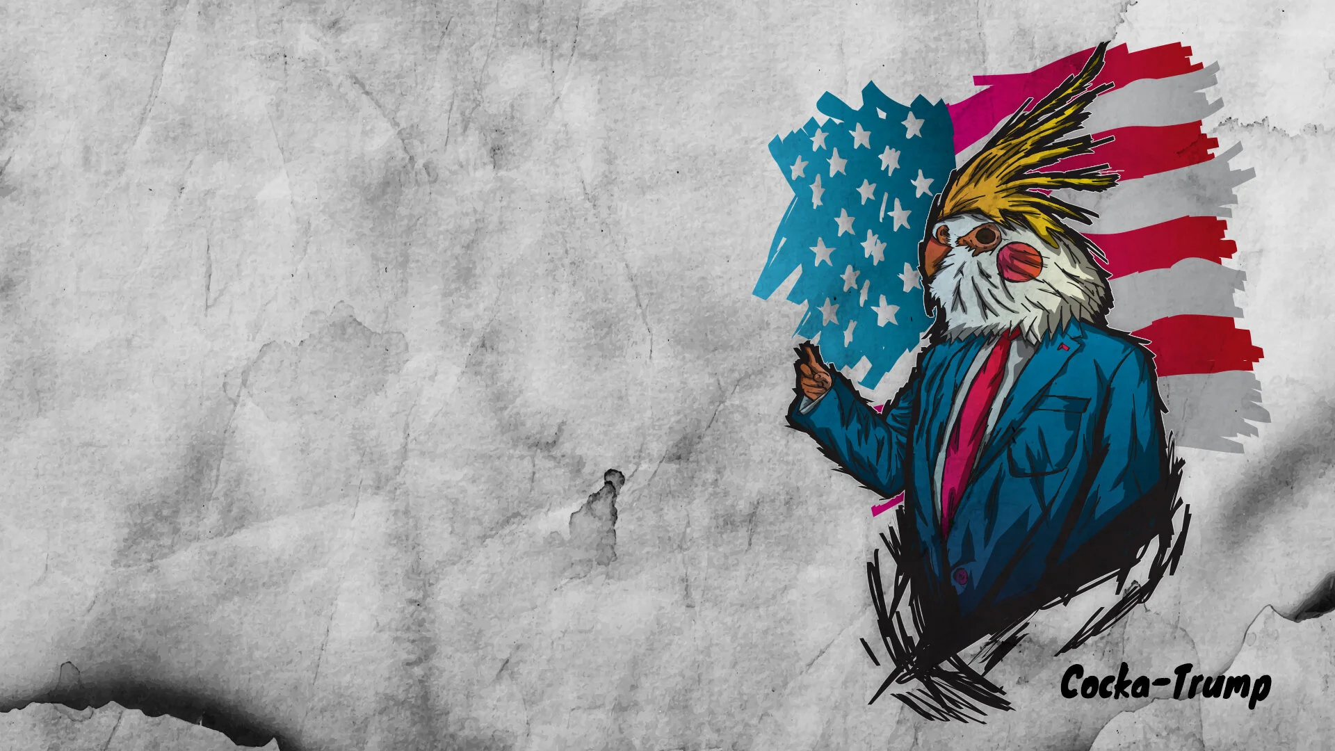 Cocka trump hd desktop wallpaper