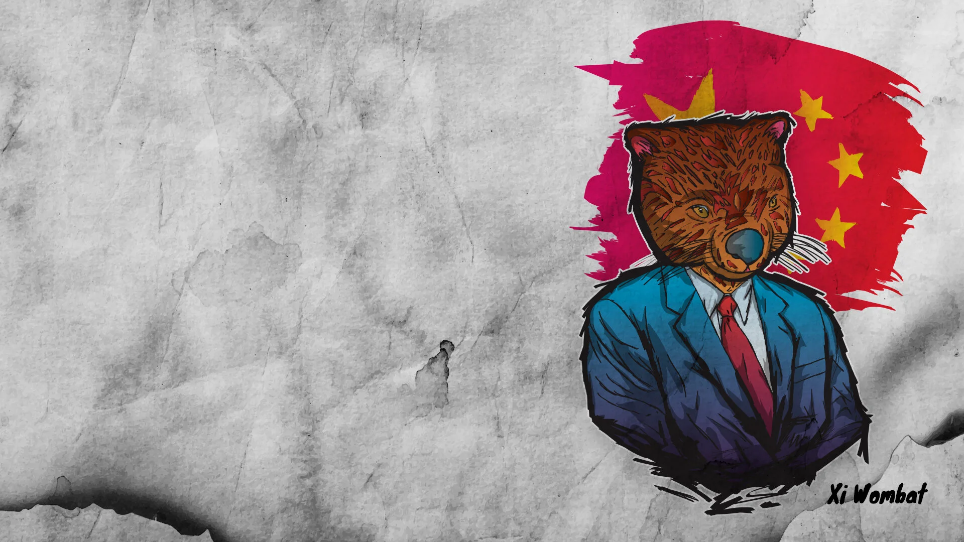 Xi Wombat HD Desktop Wallpaper