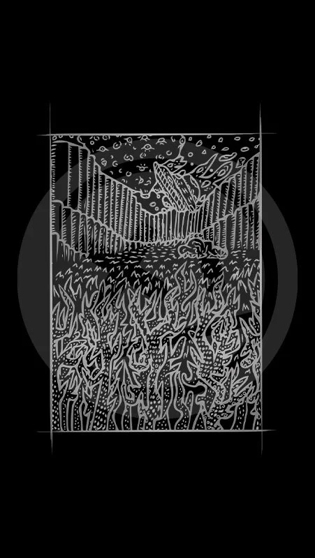 downed ship above the bramble fields 4k phone wallpaper