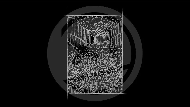 downed ship above the bramble fields hd desktop wallpaper