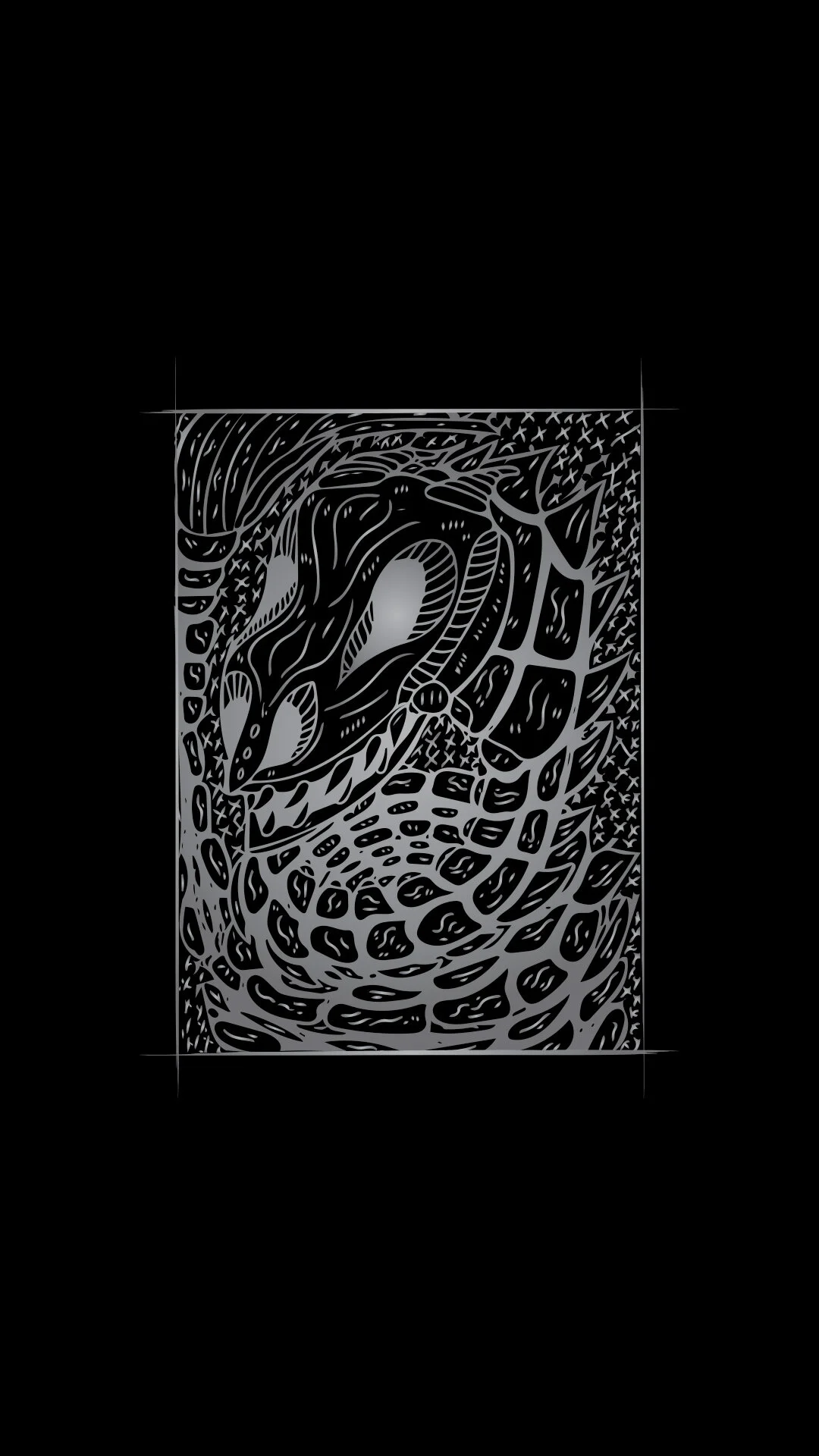 Skeleton Snake HD Desktop Wallpaper