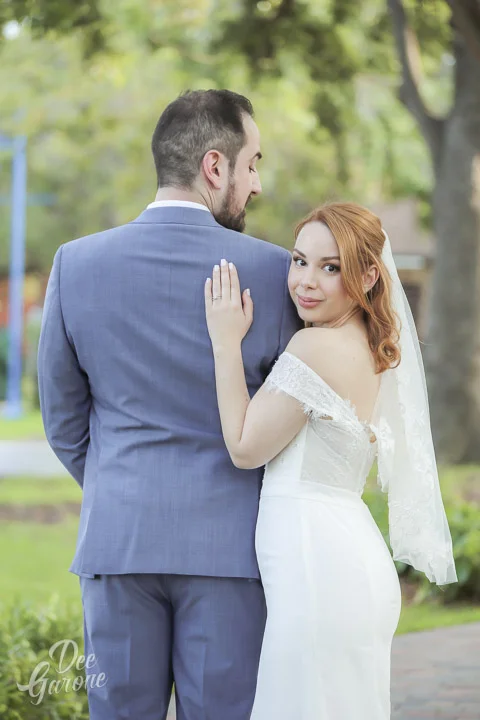 Amanda &amp; Jason at Peacock Garden