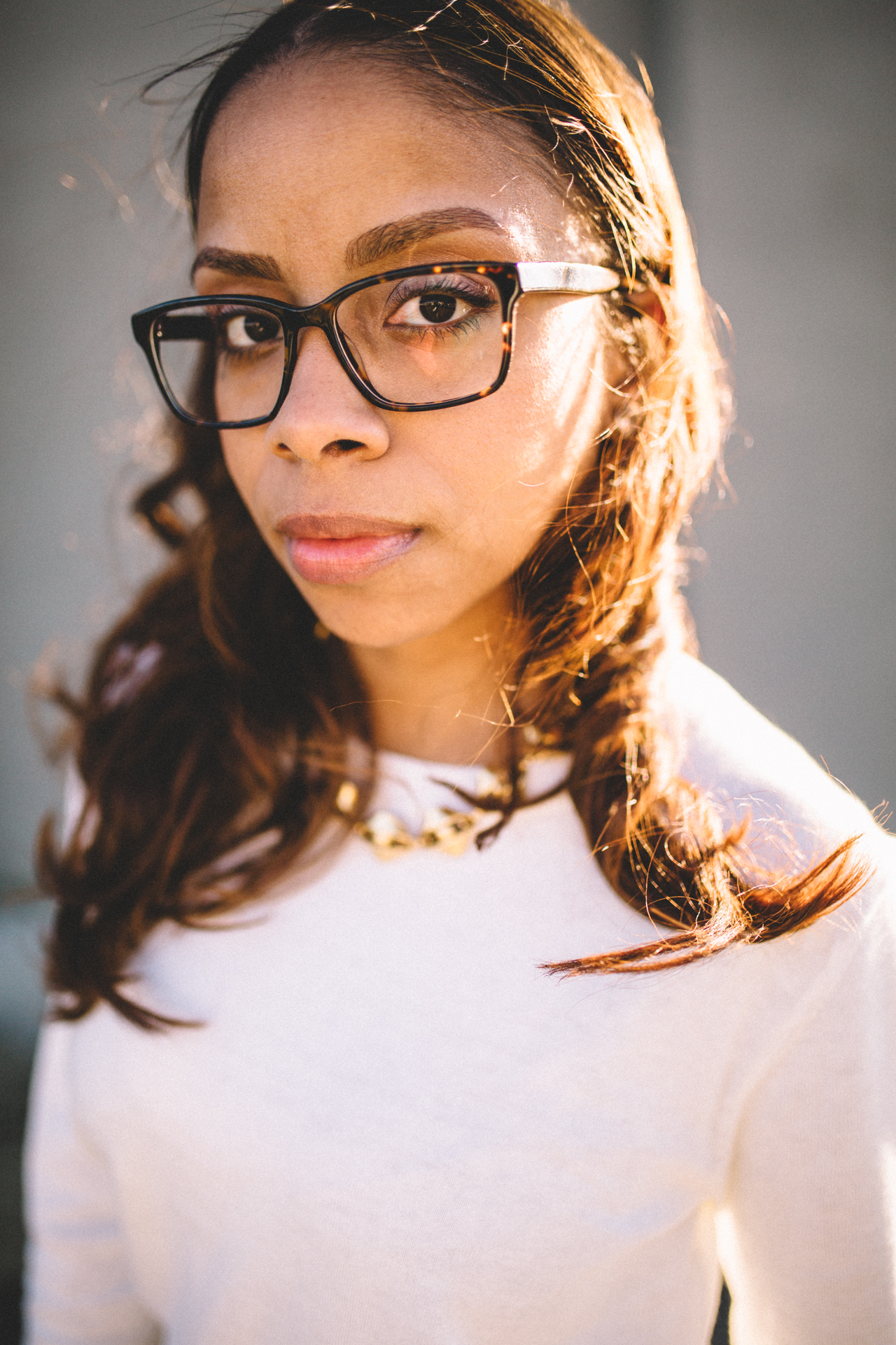 Professional, urban portrait in Durham, NC
