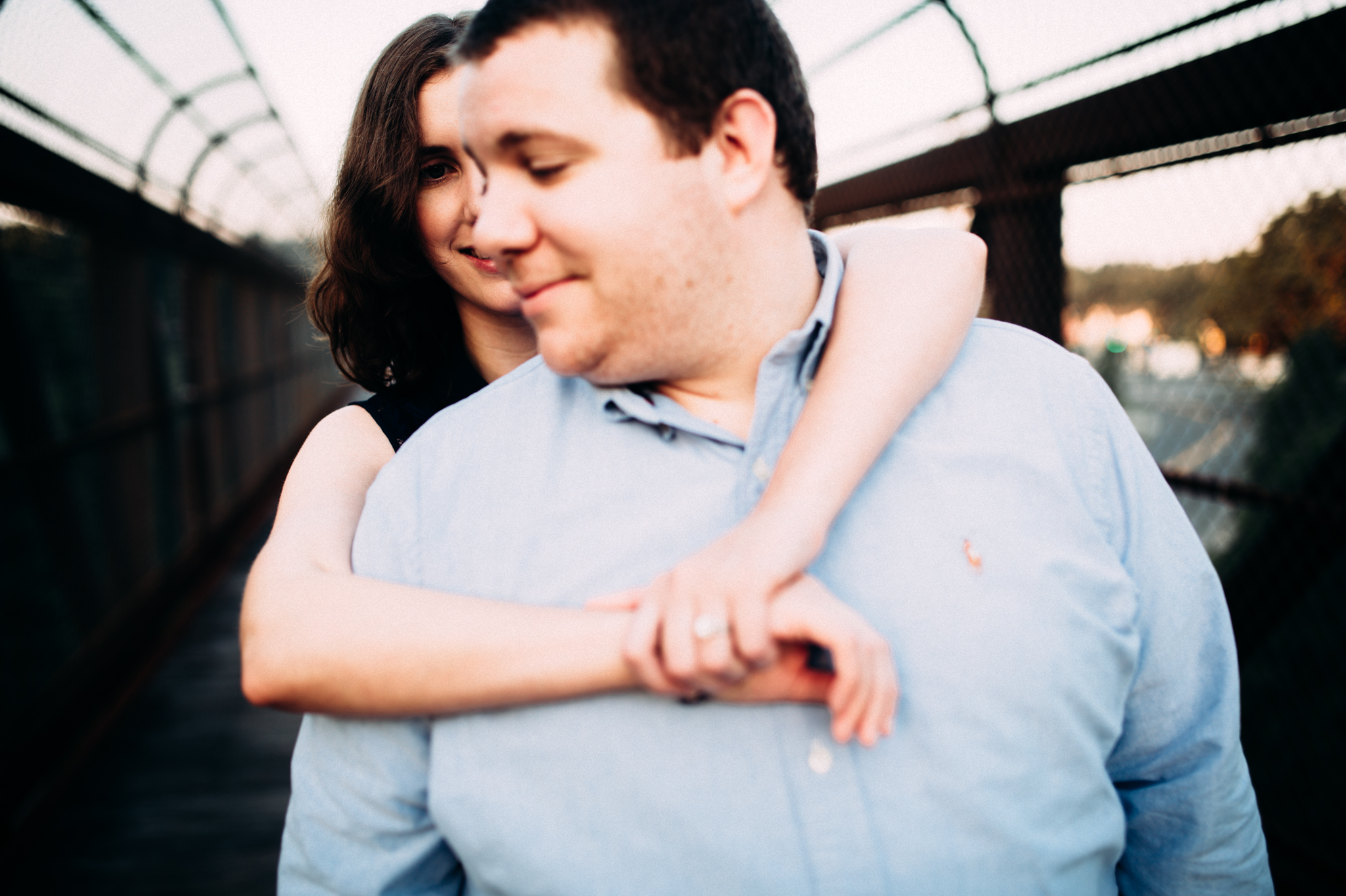 American Tobacco Trail Engagement Photos