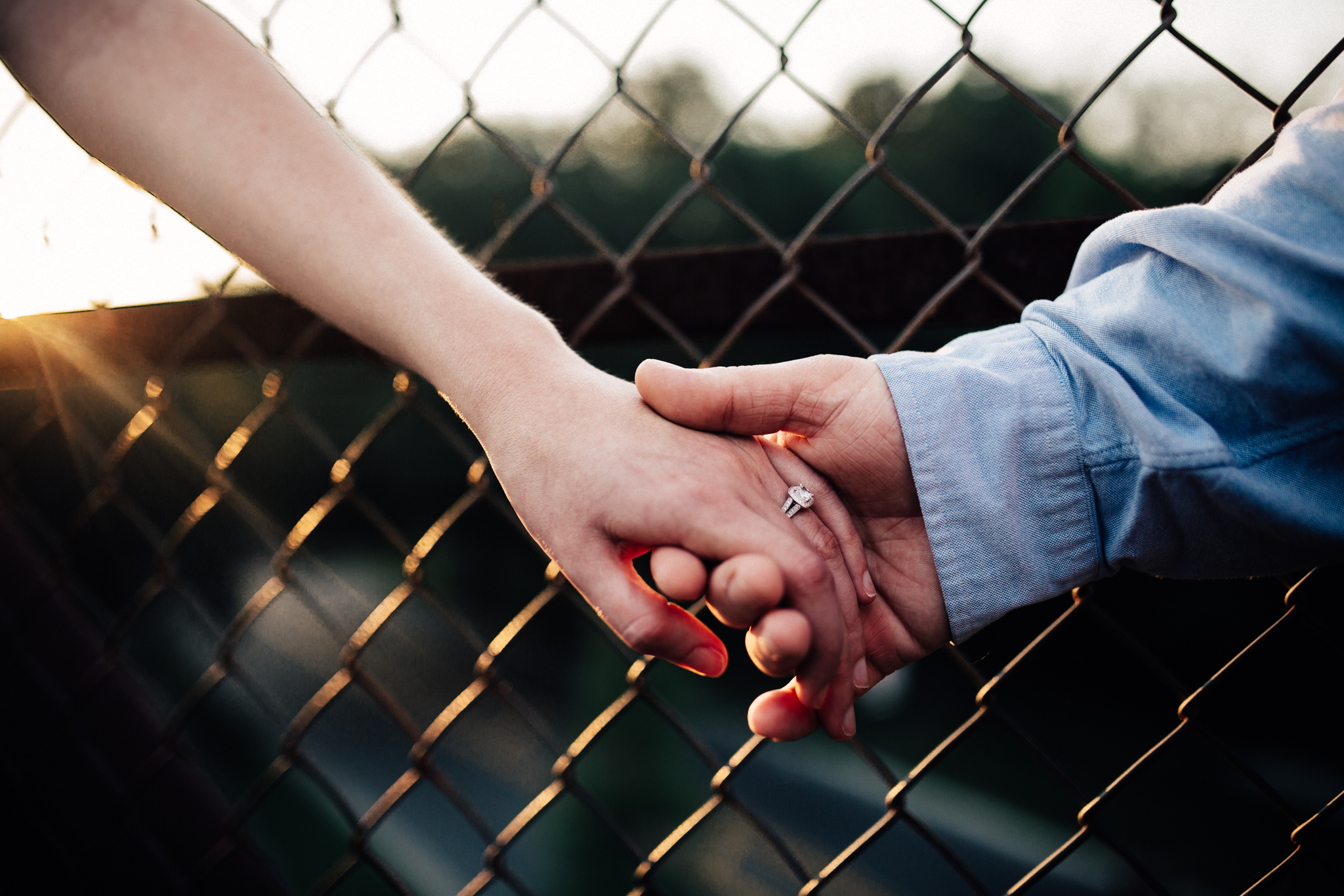 American Tobacco Trail Engagement Photos