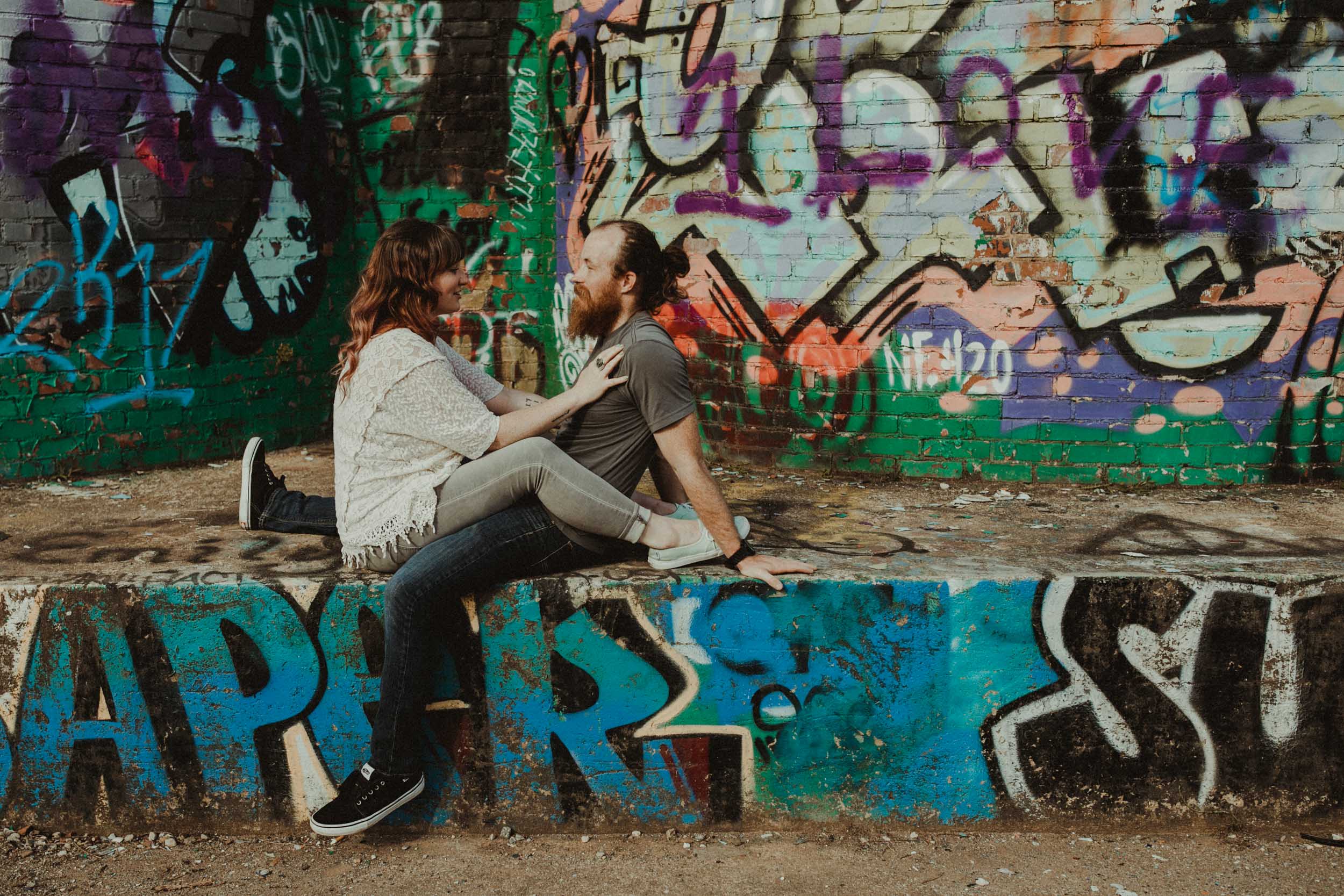 Engagement photographers in Asheville NC