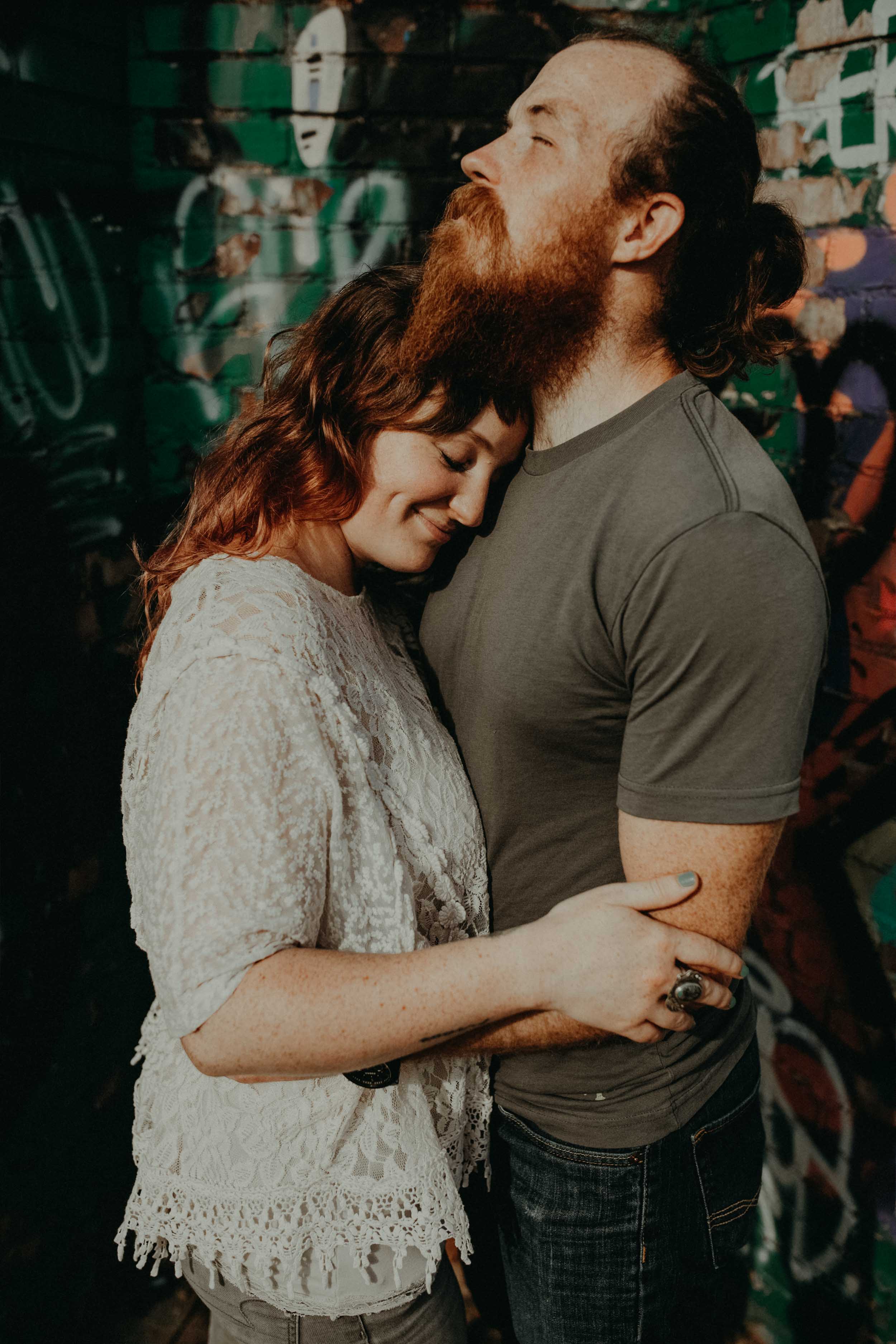 Engagement photographers in Asheville NC