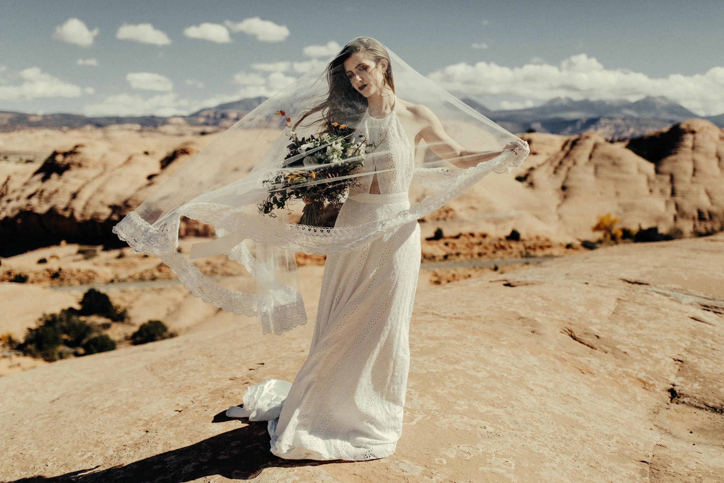 Bridal Portraits in Moab Utah